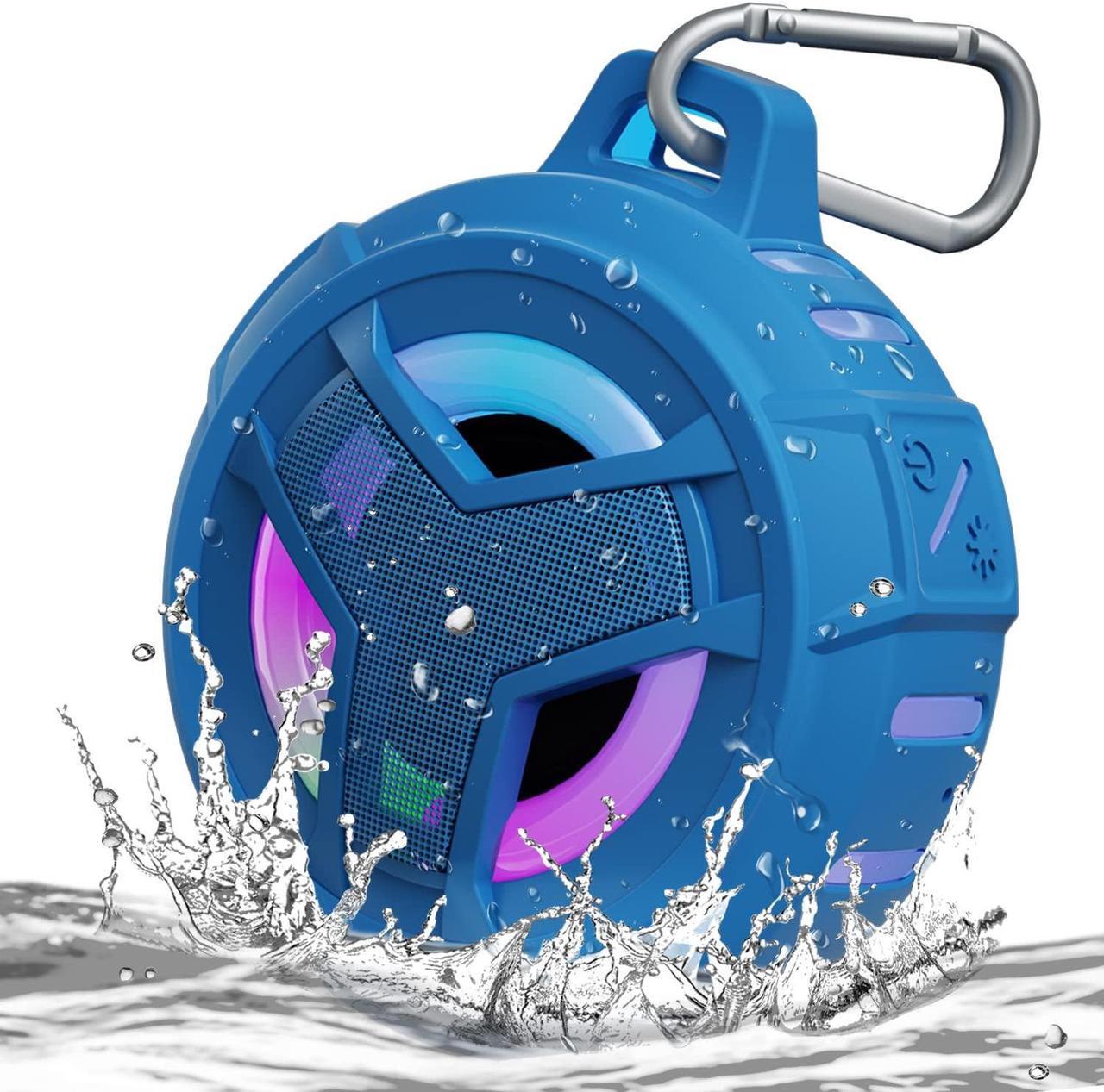 Alt view image 3 of 5 - EBODA Bluetooth Shower Speaker, IPX7 Waterproof Portable Wireless Small Speakers, Floating, 24H Playtime for Home, Beach, Pool, Kayak, Hiking, Boat Accessories, Gifts for Boys, Girls