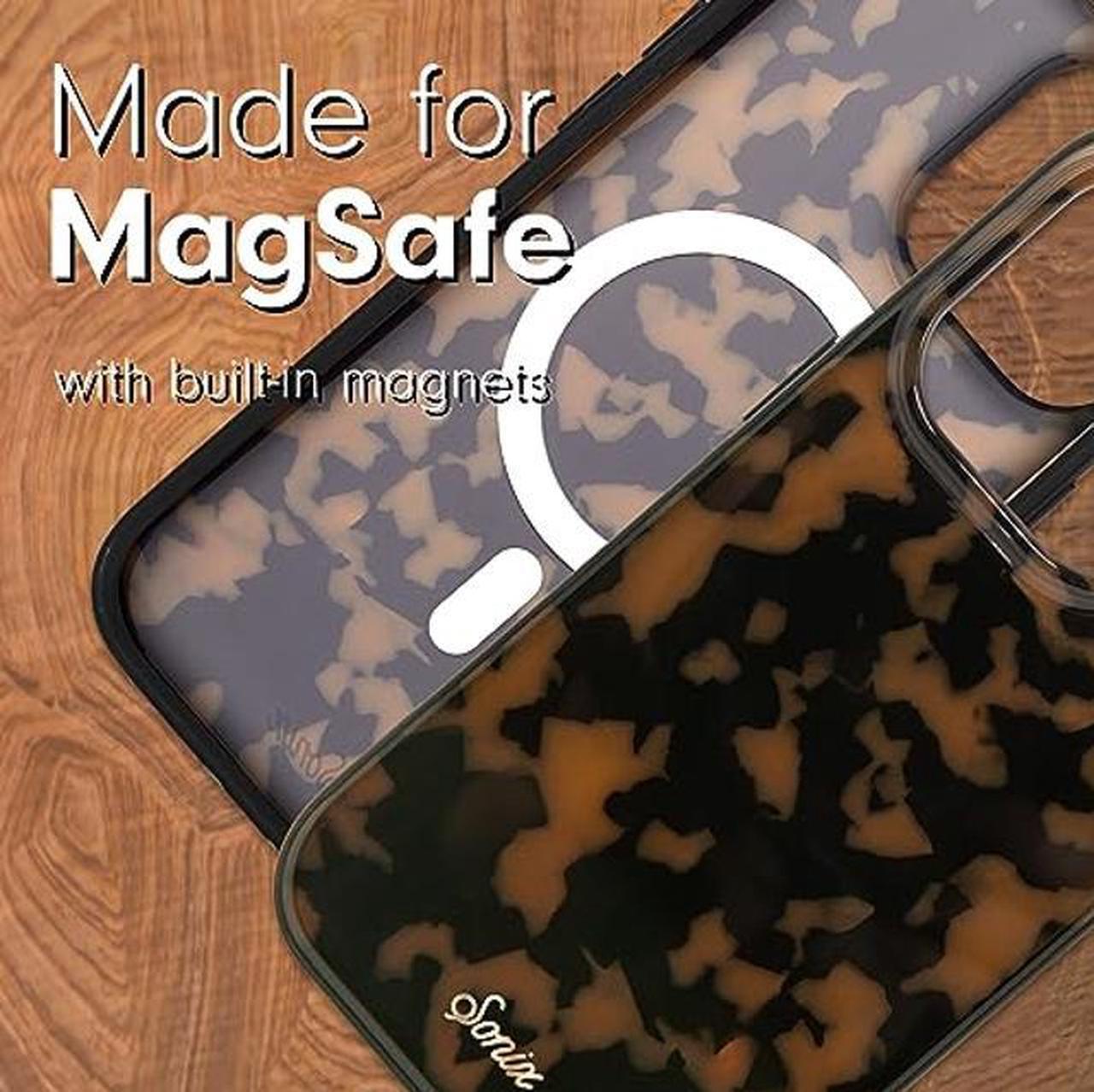 Alt view image 3 of 5 - Sonix Case for iPhone 15 Pro Max | Compatible with MagSafe | 10ft Drop Tested | Tortoise Shell | Brown Tort