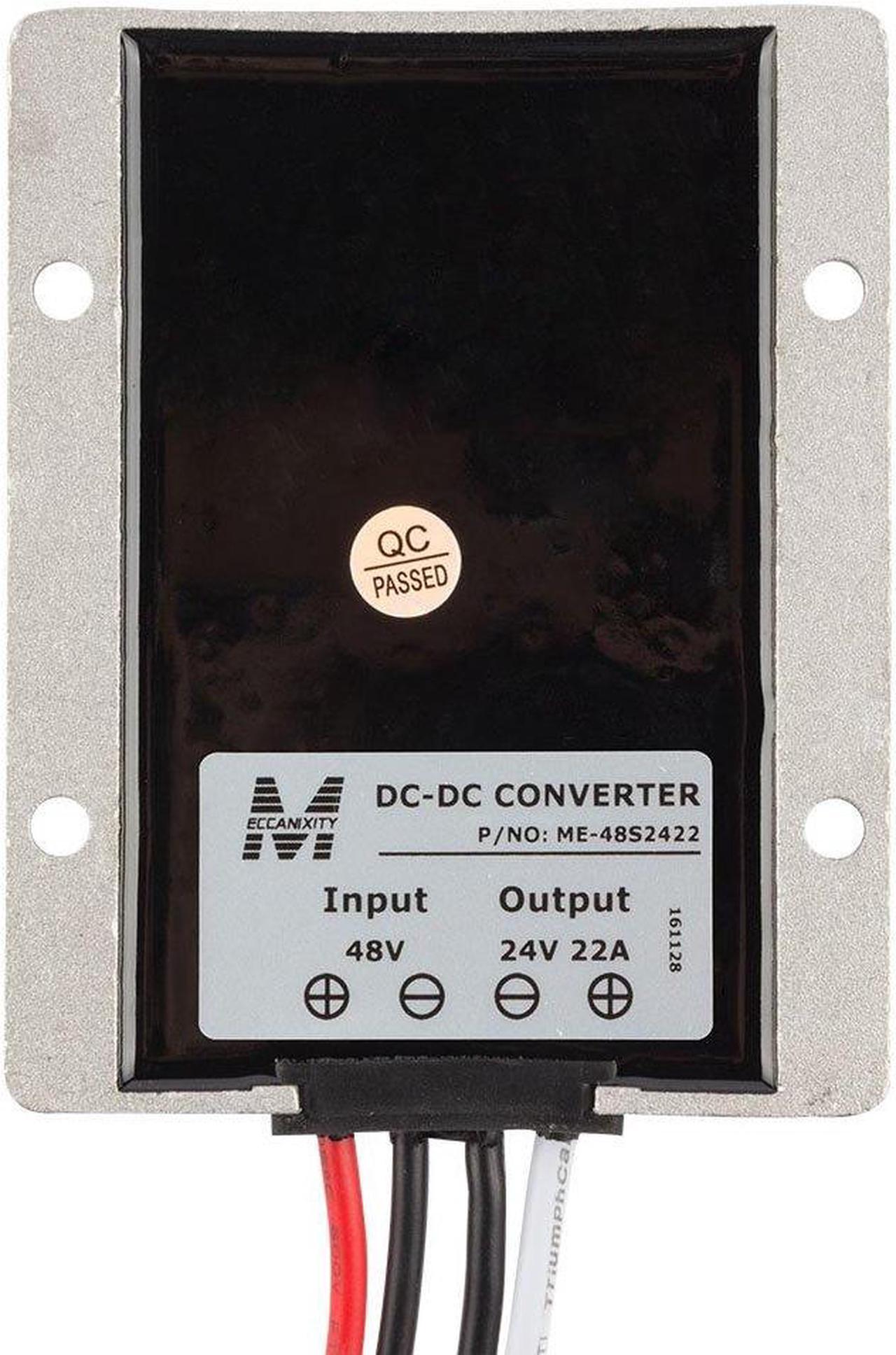 Alt view image 5 of 5 - uxcell Voltage Converter DC 48V to DC 24V 22A 528W Waterproof Power Transformer