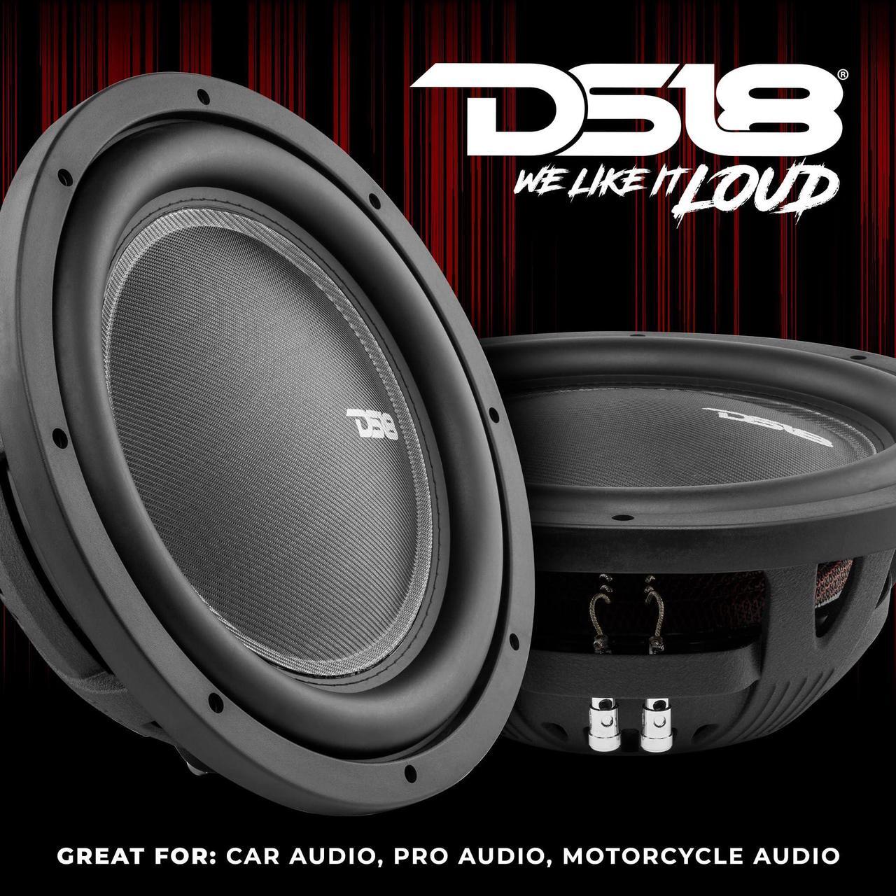 Alt view image 4 of 5 - DS18 IXS12.4S Shallow Car Subwoofer - 12" 1400W MAX Power, 750W RMS, Single Voice Coil, 4 Ohms Impedance (1 Speaker)