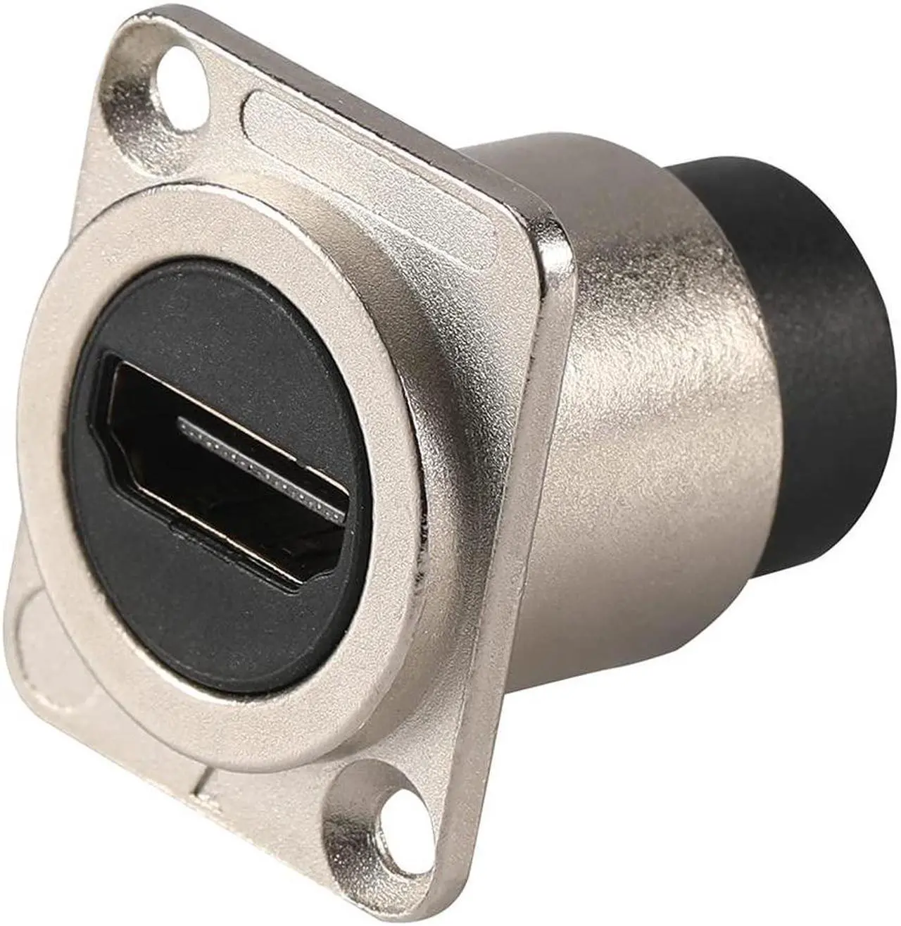 Alt view image 4 of 5 - ANMBEST 10PCS HDMI IP67 Waterproof Connector, Zinc Alloy Housing Panel Mount Female to Female HDMI Bulkhead Coupler with Weatherproof Dust Cap