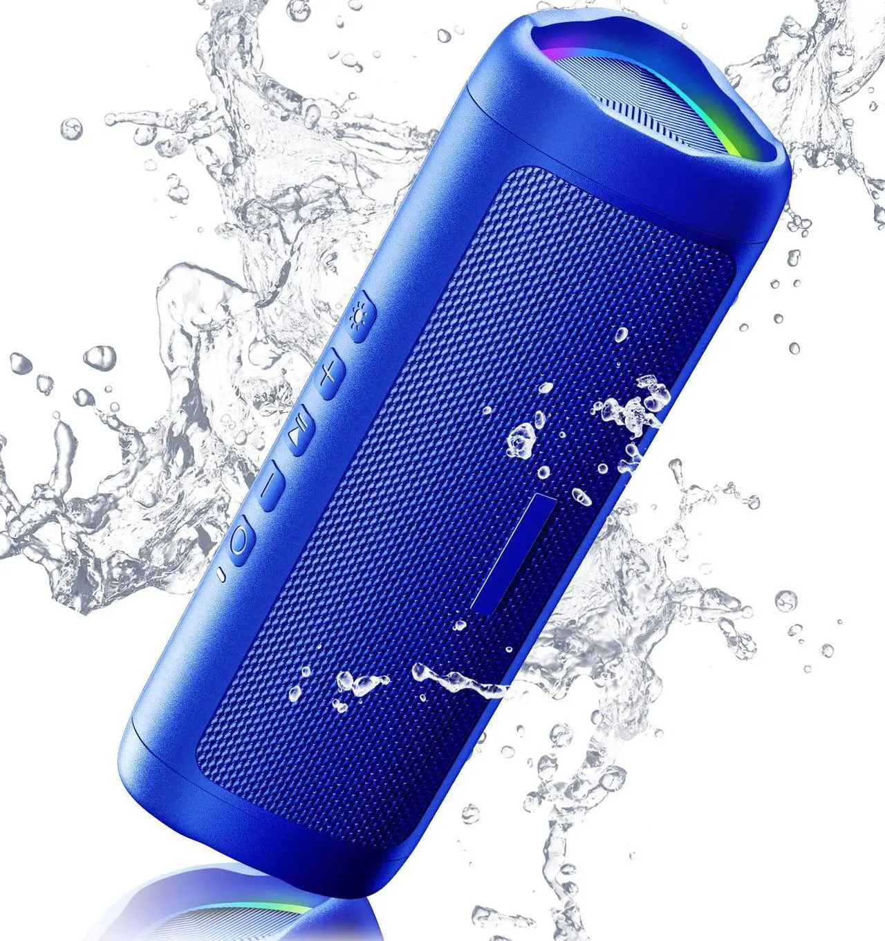 Main image of Bluetooth Portable Wireless Speakers with HD Sound, IPX5 Waterproof, Up to 24H Playtime, TWS Pairing, BT5.3, for Home/Party/Outdoor/Beach, Electronic Gadgets, Birthday Gift (Blue)
