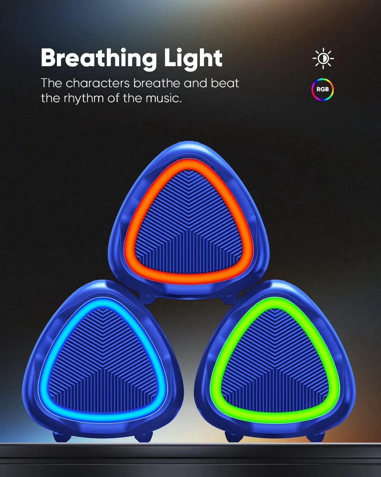Alt view image 4 of 5 - Bluetooth Portable Wireless Speakers with HD Sound, IPX5 Waterproof, Up to 24H Playtime, TWS Pairing, BT5.3, for Home/Party/Outdoor/Beach, Electronic Gadgets, Birthday Gift (Blue)