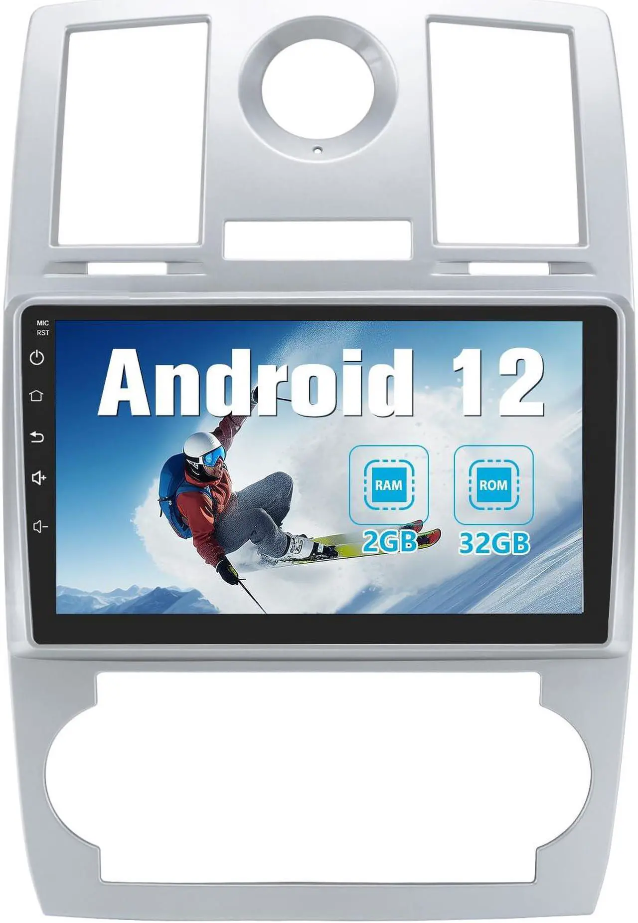 Main image of EagleNav Car Stereo Radio for Chrysler 300C 2004-2011 Android 12 Car Radio 2GB+32GB CarPlay & Android Auto Mirror Link GPS Sat Nav Bluetooth WiFi FM Radio Car Audio