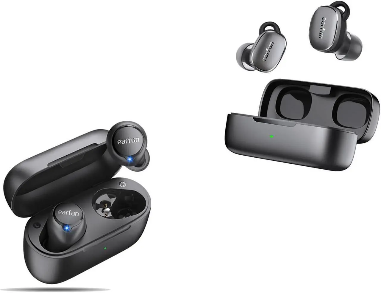 Main image of EarFun Free 2S Wireless Earbuds, Bluetooth Earbuds with Deep Bass, 4 Mics for Clear Call Free Pro 3 Noise Cancelling Wireless Earbuds, Hi-Res Sound, Snapdragon Sound with Qualcomm aptX
