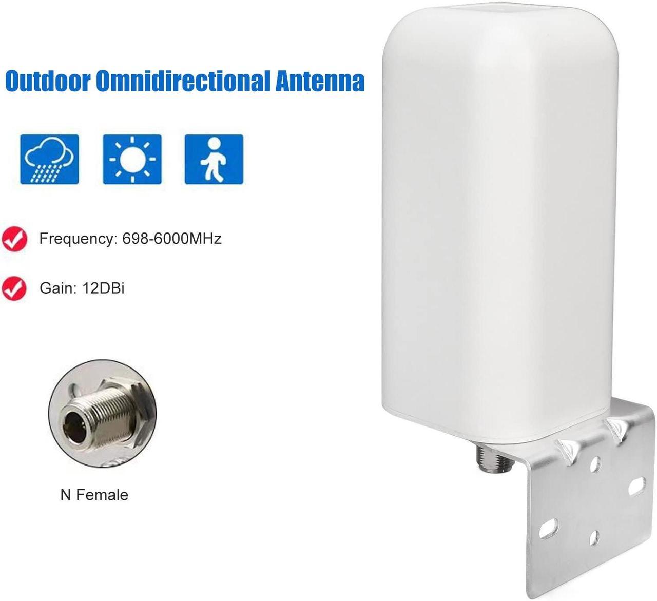 Alt view image 2 of 5 - Outdoor TV Antenna, 360deg Omnidirectional Antenna 18DBi High Gain 3G 4G HDTV Antenna N Female Connector for Outdoor RV Attic Use