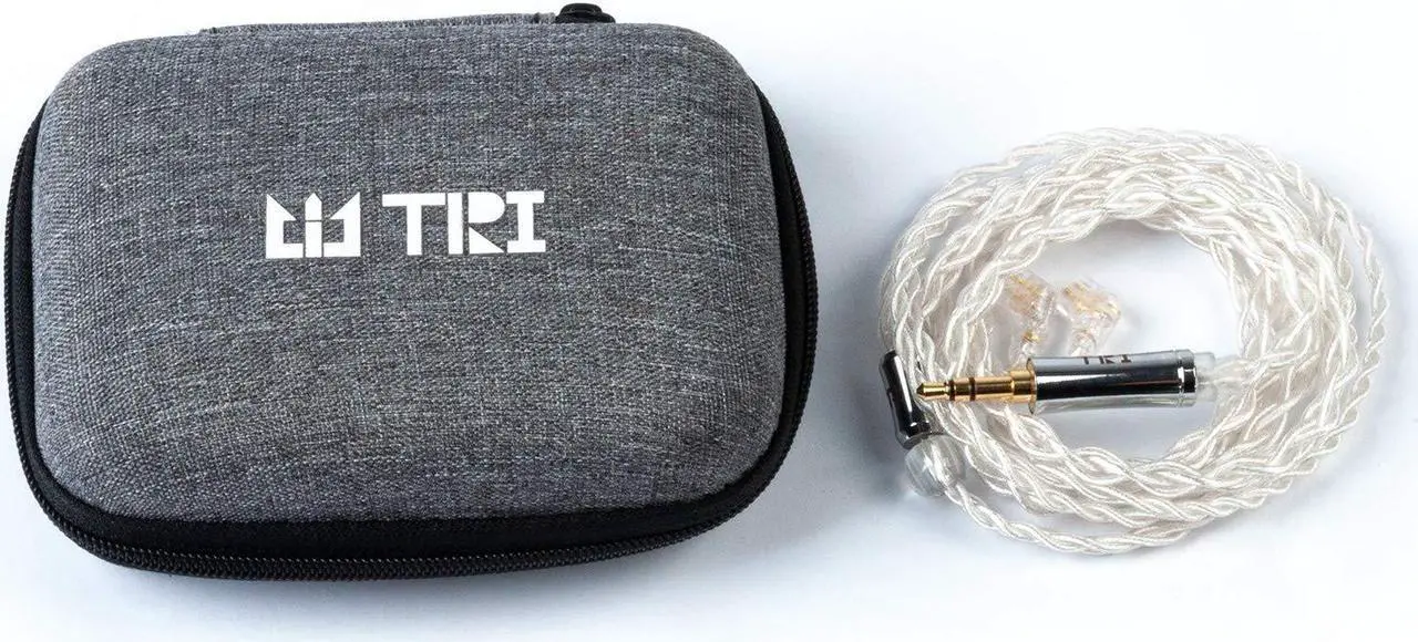 Alt view image 3 of 5 - Kinboofi TRI Earphone Cable 4 Core Silver Plated Single Crystal Copper Cable, Upgraded HIFI Earphone Cable Wire Extension Cord (3.5mm Plug,TFZ)