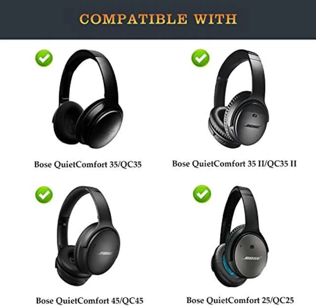 Alt view image 2 of 5 - QuietComfort 35 I II Metal Hinge Swivel as Same as The OEM QC35 Hinge Replacement Parts Accessories Compatible with Bose QuietComfort 35/QuietComfort 35 II/QC35/QC35 II/QC45/QC25 Headphones (Black)