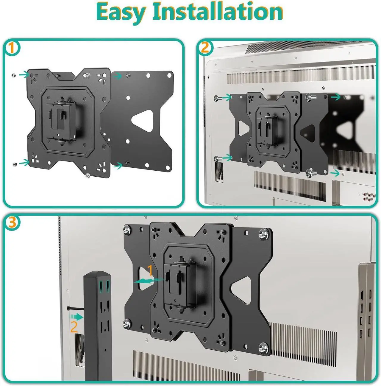 Alt view image 3 of 5 - WALI Bundle - 2 Items: Mounting Patterns Adapter Plate and Mounting Holes Extender Bracket Adapter