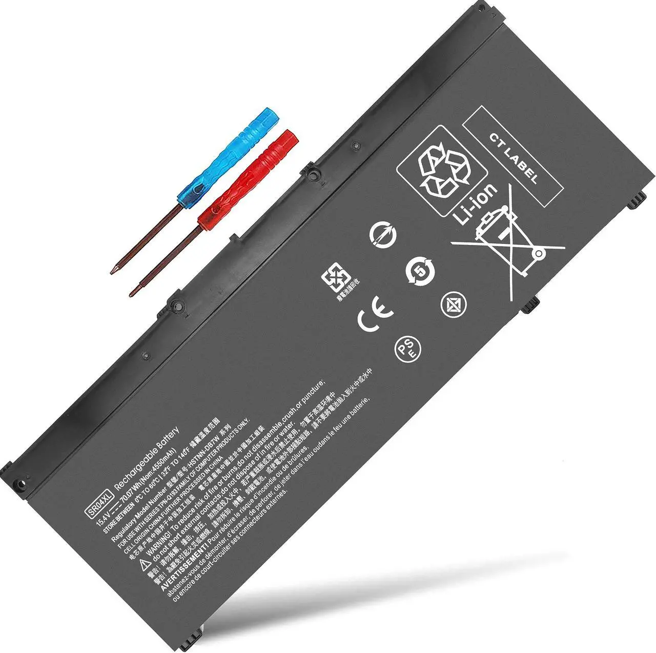 Main image of SR04XL Battery SR03XL 15.4V 70.07WH for HP Omen 15-CE0XX 15-DC0XX 15-CE009LA 15-CE015DX 15-DC0051NR Pavilion 15-CB0XX 15-CX0XX 15-CB041NR 15-CX0056WM l08855-855 917678-1B1 917724-855 917678-2B1