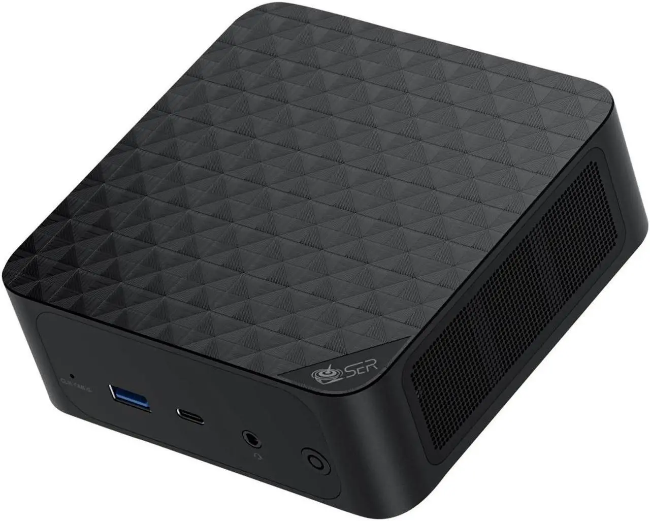 Main image of Beelink SER6-P Mini PC, AMD Ryzen 9 6900HX(8C/16T up to 4.9GHz), 32GB DDR5 500GB SSD,1 x HDMI 2.1/1 x Type-C USB4/ 1x Type-C USB 3.2/2 x USB 3.2/1 x USB 2.0/1 x DP/ BT5.2/ 1x RJ45(2.5G)