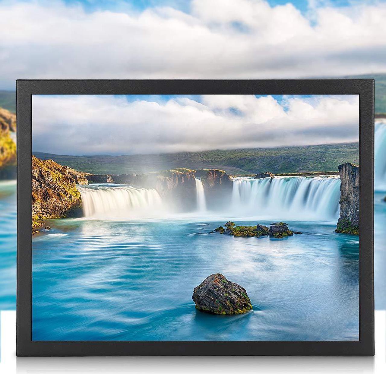 Main image of Dpofirs 15inch 4:3 Display, 1024x768 Embedded Industrial, Metal Industrial Display Non-Touch Monitor, for HDMI/VGA/AV/BNC/USB,for PC/TV/CCTV/Computer/Camera(US)