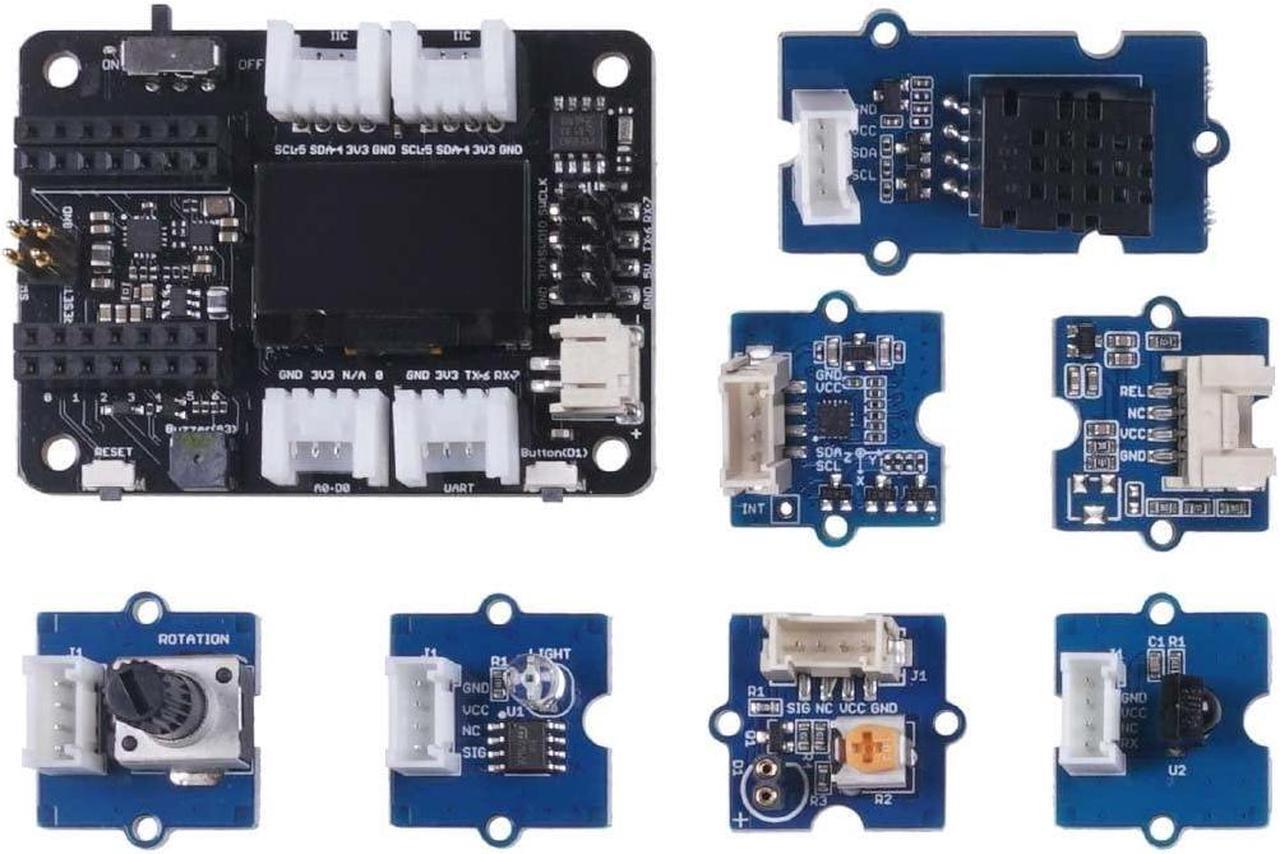 Alt view image 2 of 5 - Seeed Studio XIAO Starter Kit - All Seeed Studio XIAO Series Development Boards Supported, XIAO Series Expansion Board, 9 Grove Modules, Presented with XIAO Courses for Beginner.