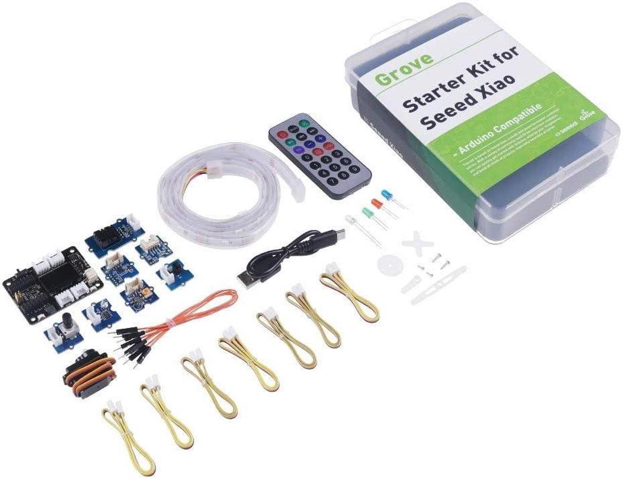 Alt view image 5 of 5 - Seeed Studio XIAO Starter Kit - All Seeed Studio XIAO Series Development Boards Supported, XIAO Series Expansion Board, 9 Grove Modules, Presented with XIAO Courses for Beginner.