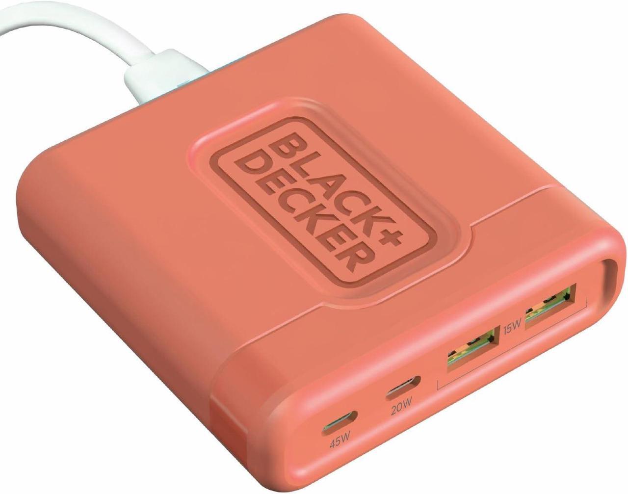 Main image of BLACK+DECKER USB C Fast Charger 65W 4 Port Type USB C Charging Station Hub Block Type C Wall Charger Power Strip Adapter Plug 2 USB C 2 USB for iPad iPhone 15 14 13 12 Pro Max Pixel Note Galaxy