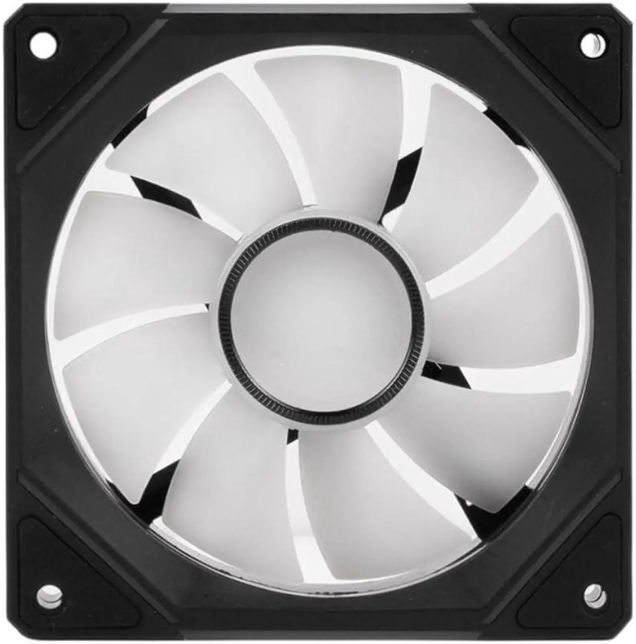 Alt view image 4 of 5 - Cooler Power 120mm Black Mirror RGB Fans, Premium PC Fans, High Airflow, Ultra-Quiet Speed Control (PWM), Universal RGB SYNC(Aura, Fusion, Mystic) (Black, 3 Pack)
