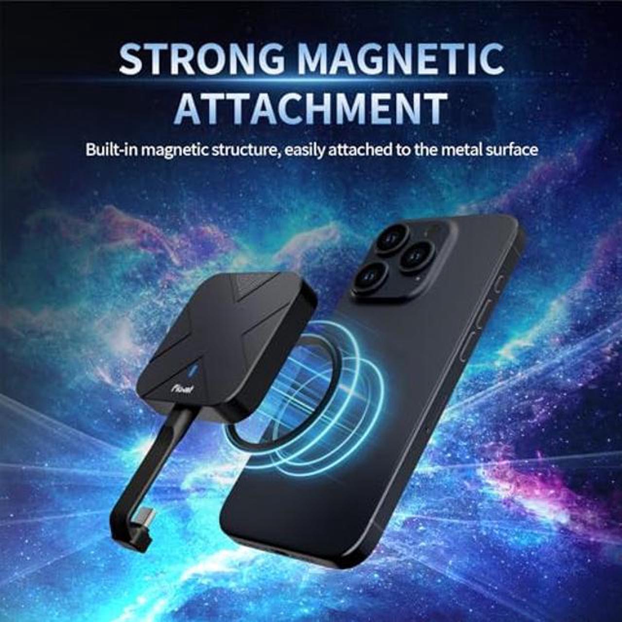 Alt view image 3 of 5 - Fikwot 250GB External SSD, Magnetic Portable SSD, with Magnetic Ring, Up to 1050MB/s, USB 3.2 Gen2 External Solid State Drives, Compatible with iPhone 15/15 Pro, Tablets, MacBook, etc(FP70)
