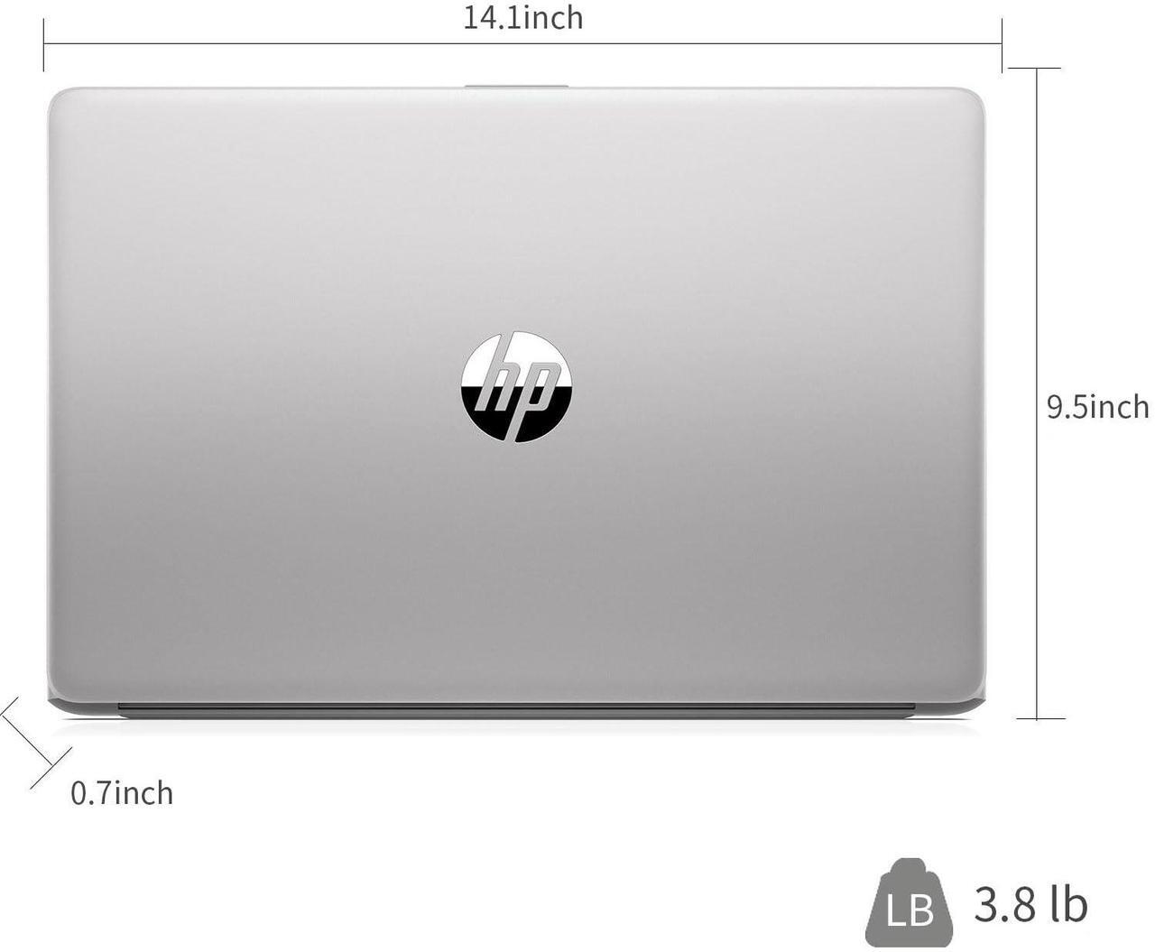 Alt view image 5 of 5 - HP Essential Laptop, 15.6" FHD Display, Intel Core i3-1215U, 16GB RAM, 1TB PCIe SSD, Fingerprint Reader, Webcam, Type-C, HDMI, SD Card Reader, Wi-Fi, Windows 11 Home, Silver