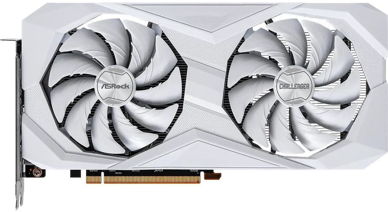 Alt view image 3 of 5 - ASRock AMD Radeon RX 6600 Challenger White 8GB GDDR6 128-bit Grahipcs Card and 80+ Bronze Power Supply 550W ATX 2.52