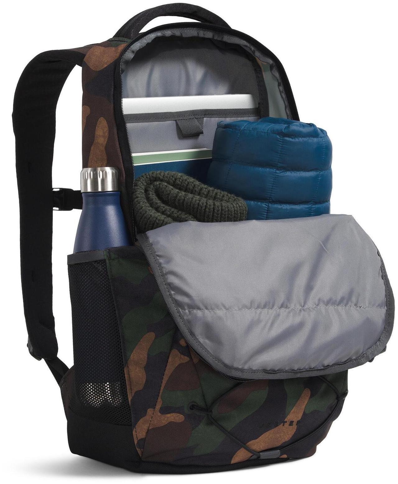 Alt view image 4 of 5 - THE NORTH FACE Jester Everyday Laptop Backpack - PFAS Free, TNF Black Camo/TNF Black, One Size