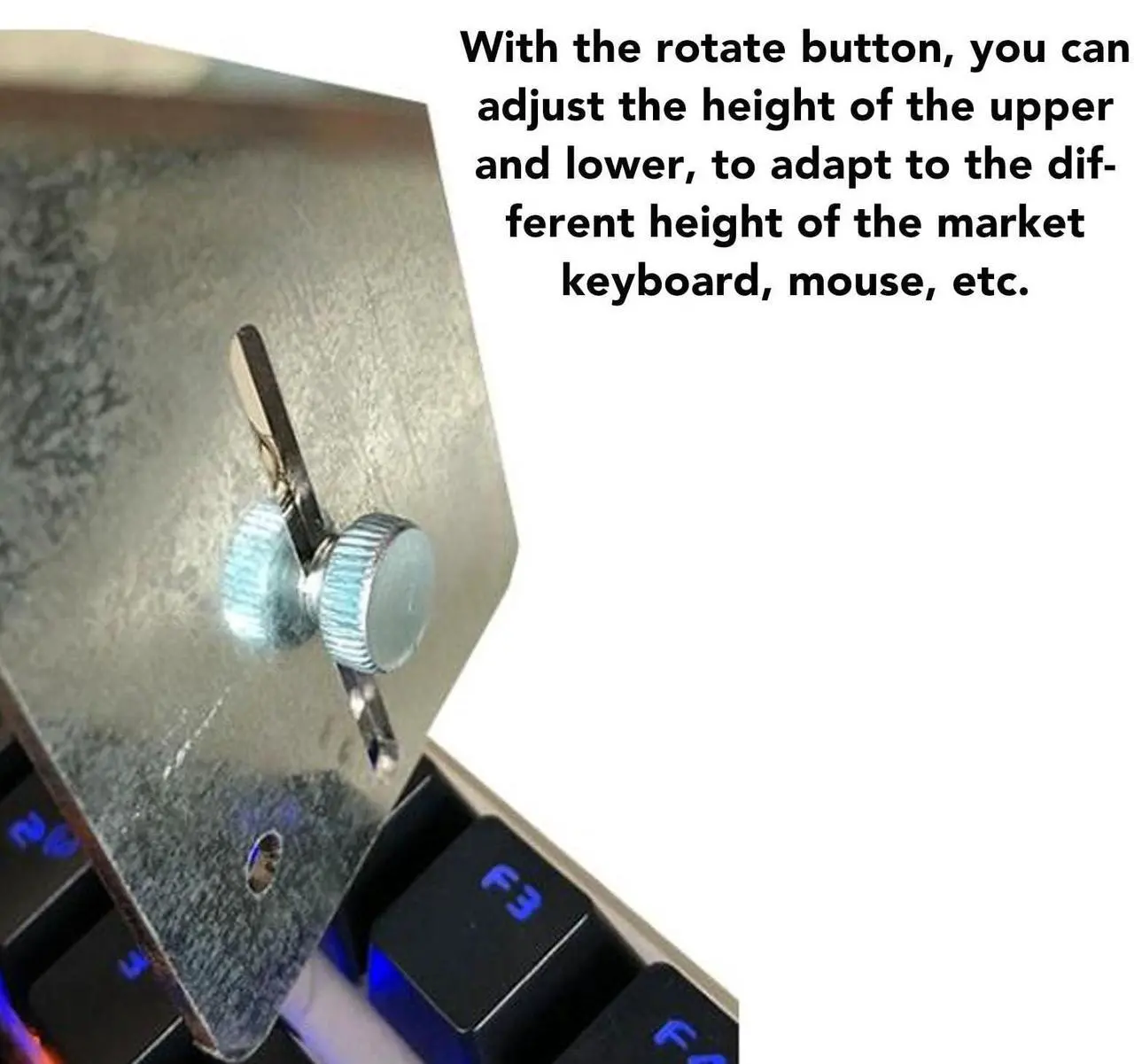 Alt view image 3 of 5 - Physical Click Auto Keyboard Clicker, Mouse Jiggler, Adjustable Height Auto Random Clicking Game Assist, Mouse Mover Auto clicking Tool for Gaming Computer