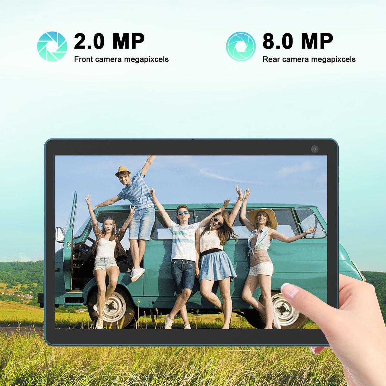 Alt view image 5 of 5 - Android 14 Tablet, 10 inch 6GB RAM+32GB ROM+1TB Expand Tablet, 1.8Ghz Quad-core Processor, 2MP+8MP Dual Camera, 1280*800 IPS Touch Screen Tablet Computer, WiFi, Bluetooth, 6000mAh Battery Tablet PC