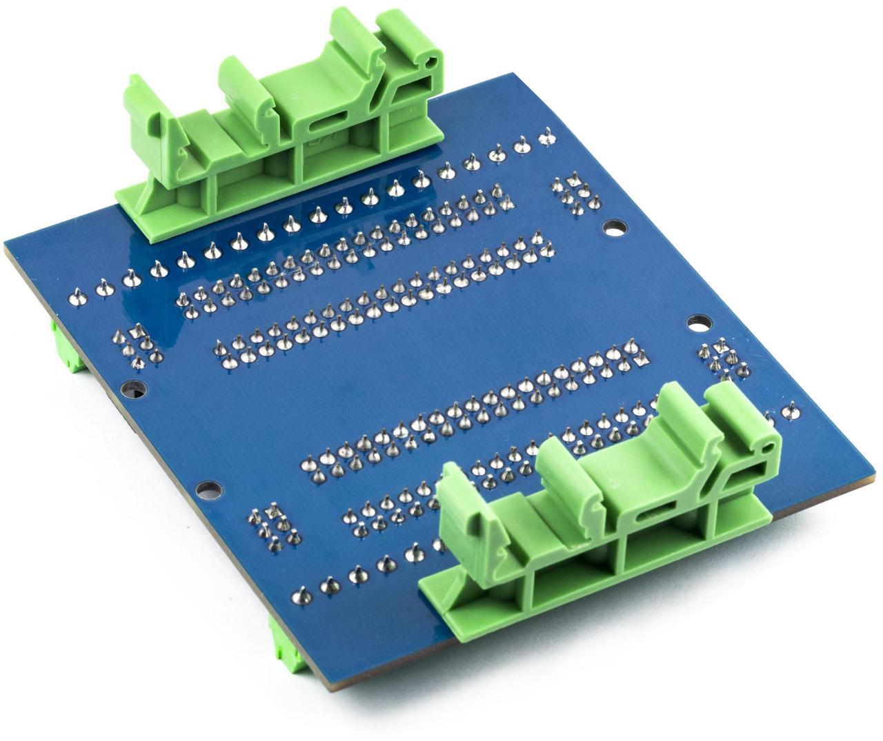 Alt view image 3 of 5 - whiteeeen for ESP32 Breakout Board with Din Rail Mount 3.81mm / 0.15" Terminal GPIO Expansion Board 3 Types Outputs for ESP32 Module ESP-WROOM-32 ESP32-DevKitC Block PCB