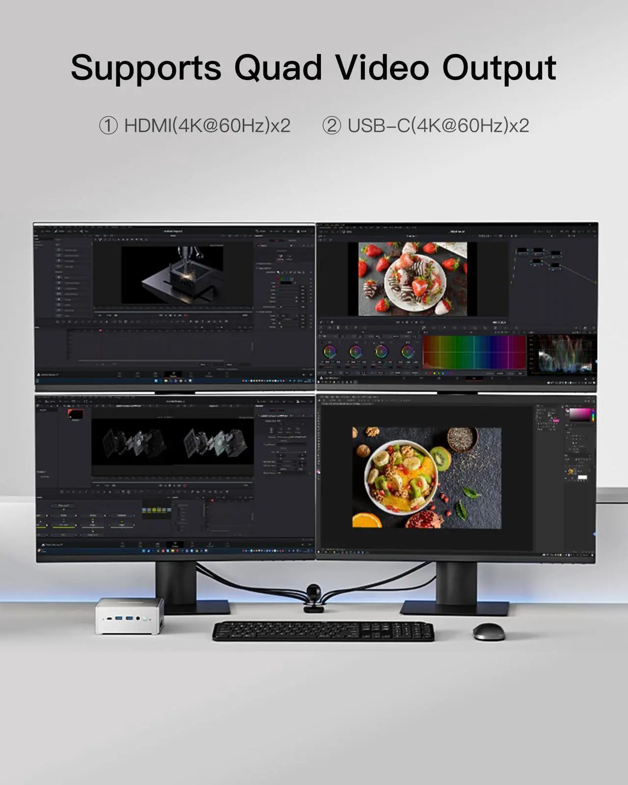 Minisforum Venus Series NAB9 Mini PC - Thumbnail 4