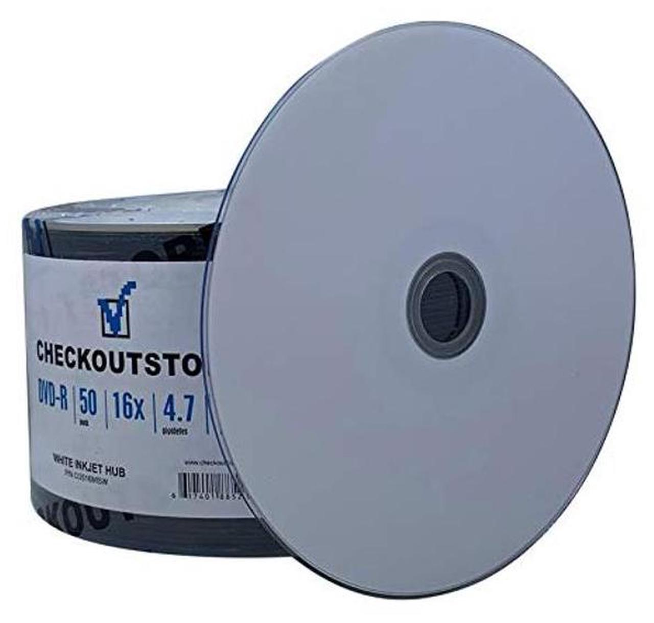 Alt view image 3 of 4 - CheckOutStore (100) Premium 16x DVD-R 4.7GB in Tape Wrap (White Inkjet Hub)