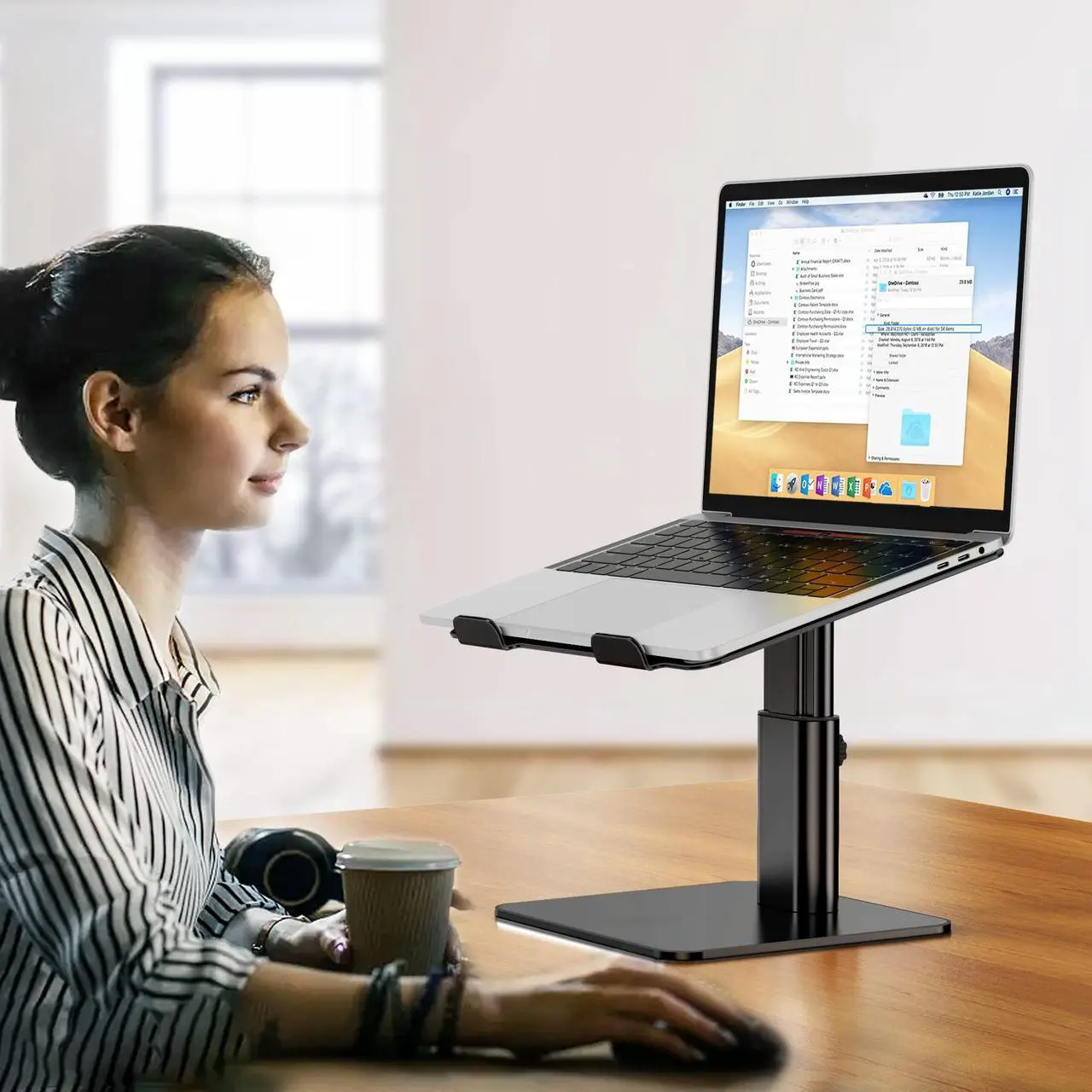 Alt view image 5 of 5 - BESIGN LSX6N and LS01 Pro Laptop Stand