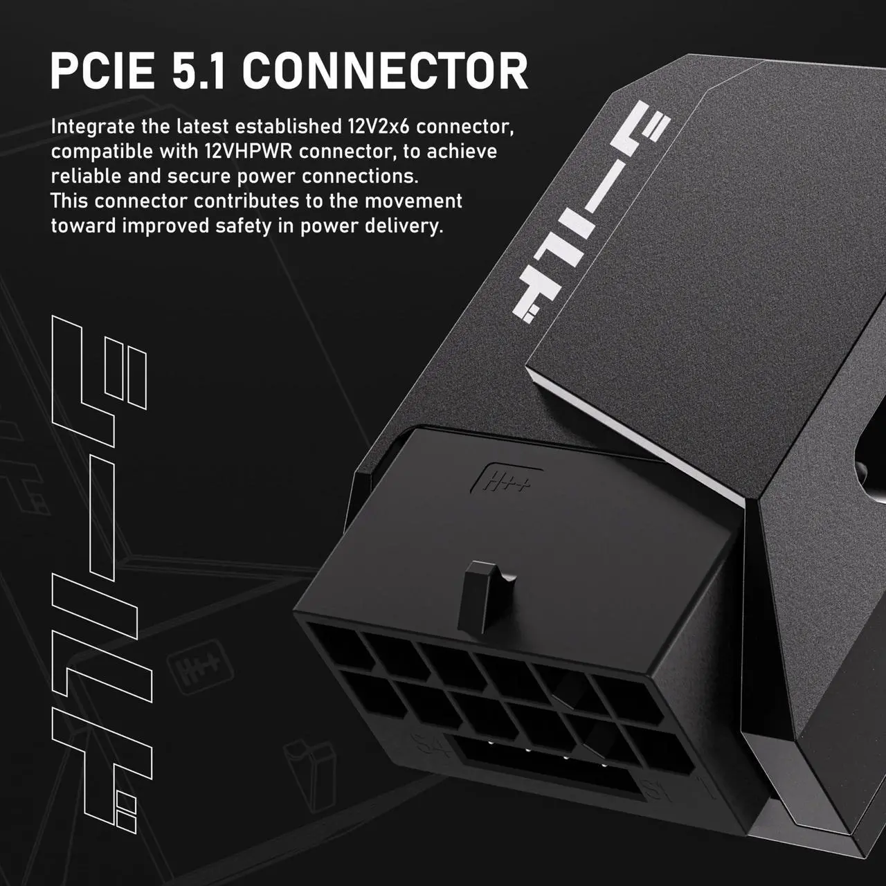 Alt view image 4 of 5 - EZDIY-FAB PCIe 5.1 Adapter - 600W 12+4pin,16pin 12VHPWR GPU Power Connector,12V-2x6 GPU Adapter,90 Degree Right Angle - Compatible with RTX 3090Ti, 4070Ti, 4080, 4090 GPU - RVS Type, Purple, 1 Pack