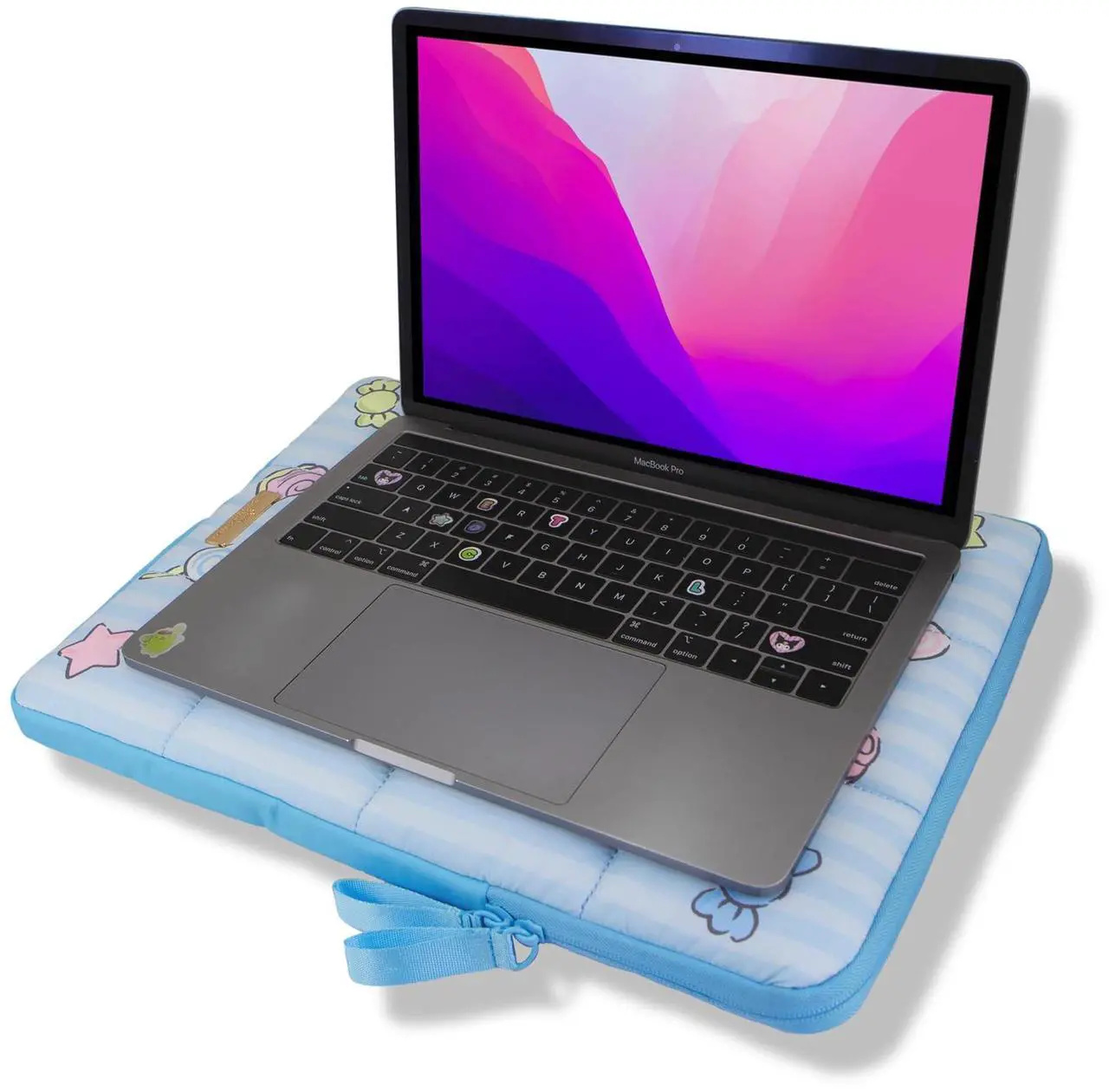 Alt view image 2 of 5 - Sonix x Sanrio | Puffy Laptop Sleeve | 15-16 Inch, Quilted Pillow Puffer Laptop Carrying Case, Computer Sleeve | Cinnamoroll Lovely Ribbons