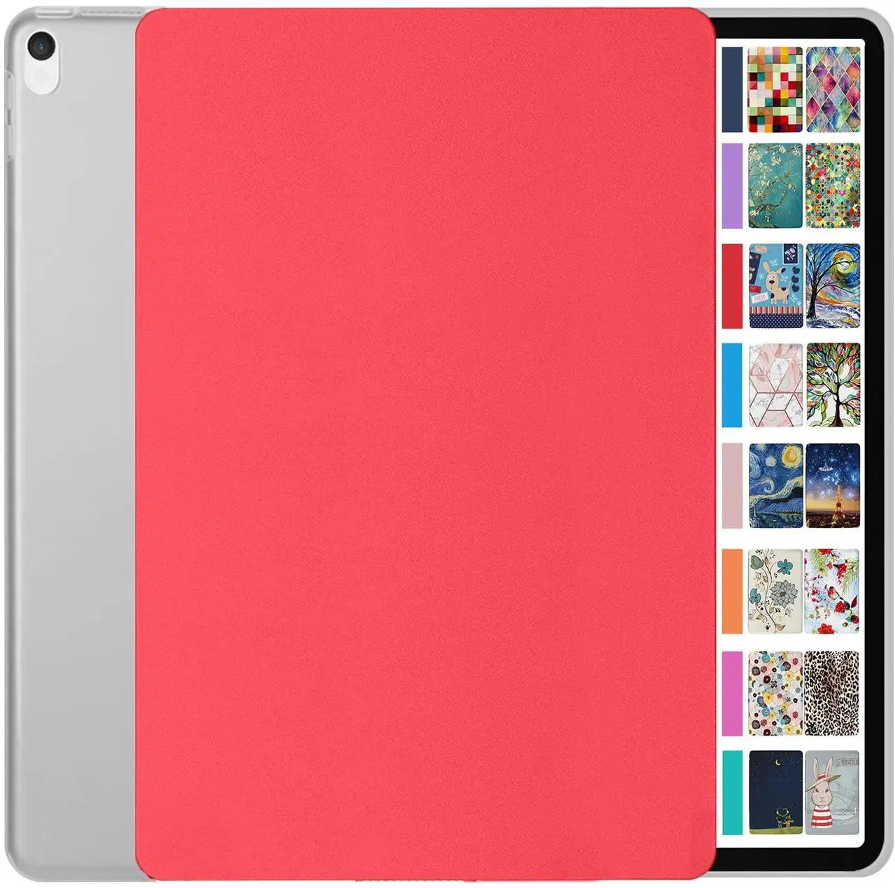 Main image of DuraSafe Cases for iPad Pro 12.9 2nd Gen 2017 Hard Back Case A1670 MQDC2LL/A MQDD2LL/A MQDA2LL/A A1671 MP6H2LL/A MP6J2LL/A MP6G2LL/A MPL02LL/A MPL12LL/A MPKY2LL/A A1821 MQEF2LL/A MQED2LL/A - Red