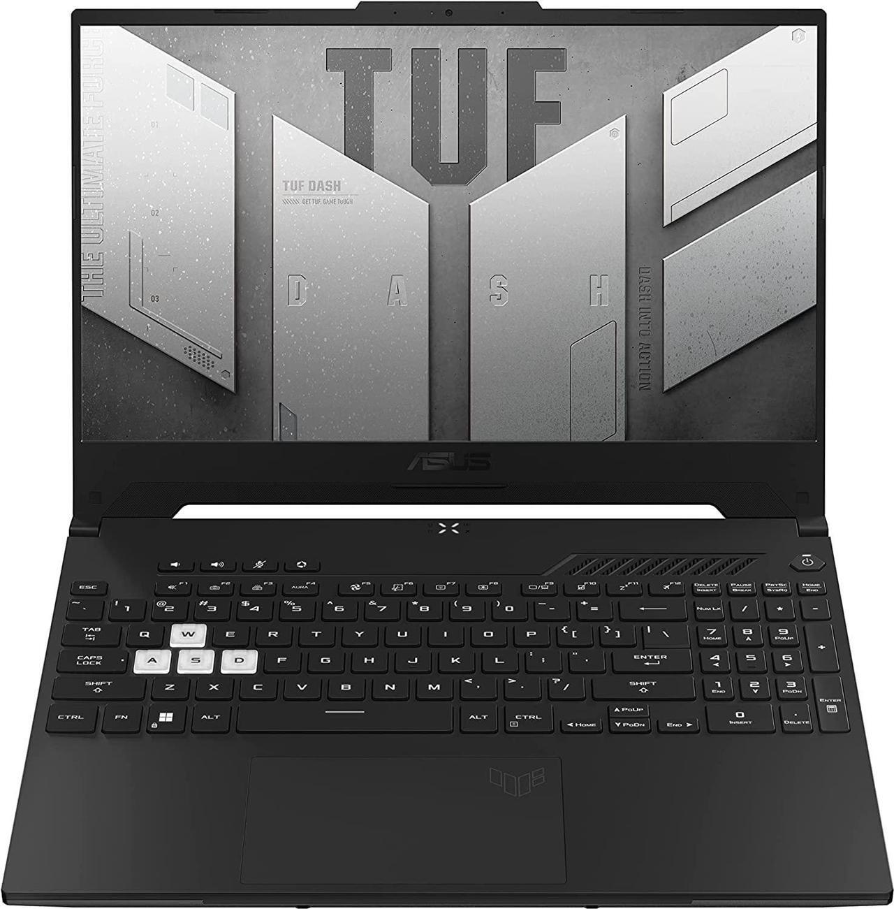 Alt view image 3 of 7 - 2022 ASUS TUF Dash F15 Gaming Laptop, 15.6" FHD 144Hz IPS Display, 12th Gen Intel Core i7-12650H, RTX 3060 6GB GDDR6, 32GB DDR4  1TB PCIe SSD, Backlit KB, Thunderbolt 4 Type-C Win11