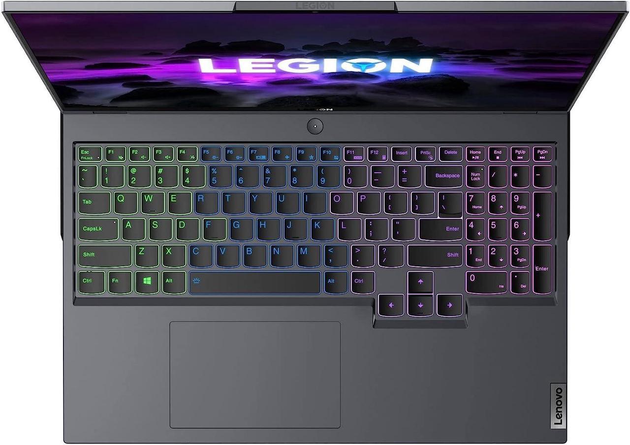 Alt view image 3 of 7 - Lenovo Legion 5 Pro 16 Gaming Laptop , 16" WQXGA (2560 x 1600) 165Hz Display, AMD Ryzen 7 5800H 8-Cores, NVIDIA GeForce RTX 3060 6GB GDDR6, 64GB DDR4  2TB PCIe SSD, Backlit, Windows 11 Pro