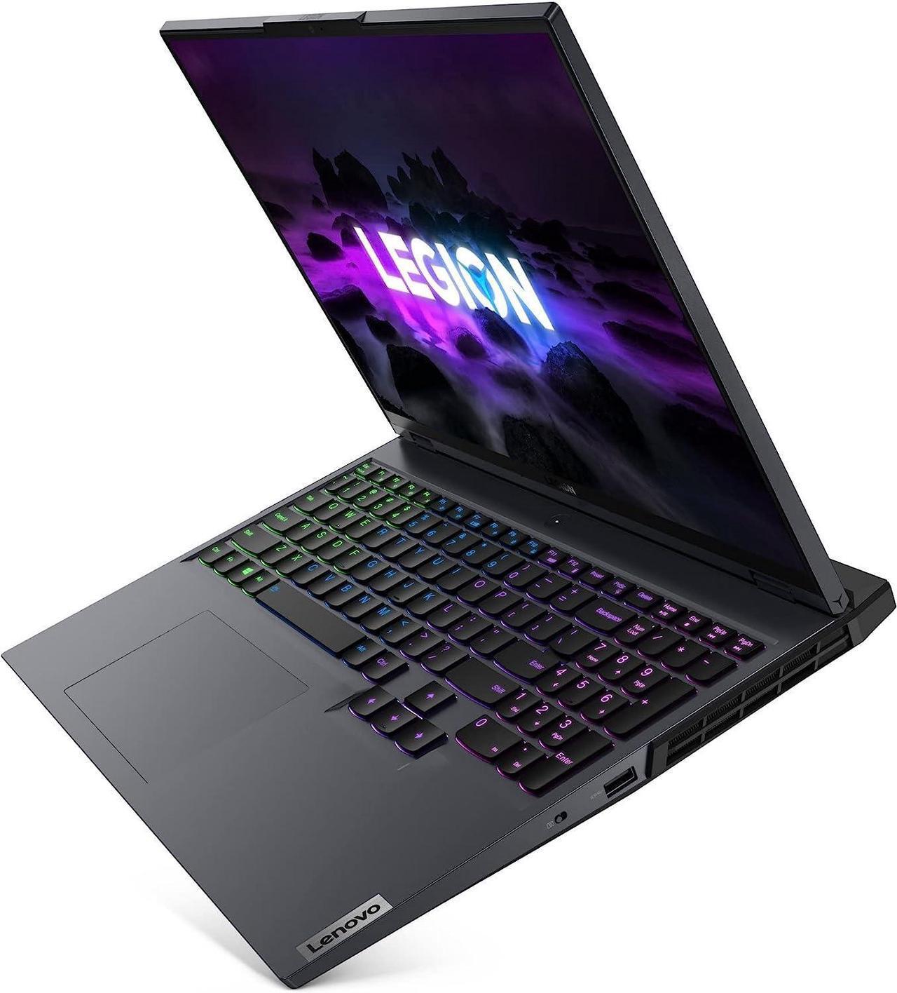 Alt view image 5 of 7 - Lenovo Legion 5 Pro 16 Gaming Laptop , 16" WQXGA (2560 x 1600) 165Hz Display, AMD Ryzen 7 5800H 8-Cores, NVIDIA GeForce RTX 3060 6GB GDDR6, 64GB DDR4  2TB PCIe SSD, Backlit, Windows 11 Pro