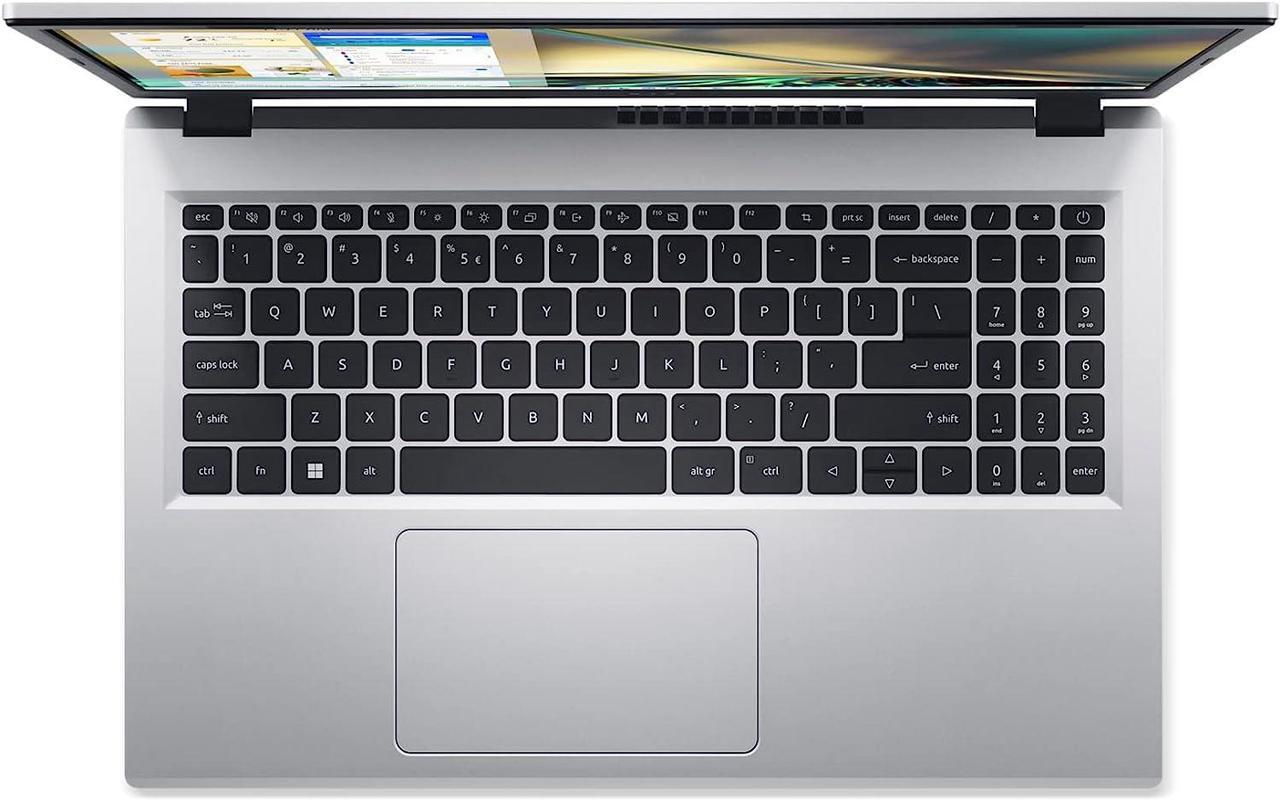 Alt view image 7 of 7 - Acer Aspire 3 15 Slim Laptop, 15.6" Full HD (1920 x 1080) Display, AMD Ryzen 3 7320U Quad-Core Processor, AMD Radeon Graphics, 8GB DDR4  1TB PCIe SSD, Wi-Fi 6, Windows 11 Pro