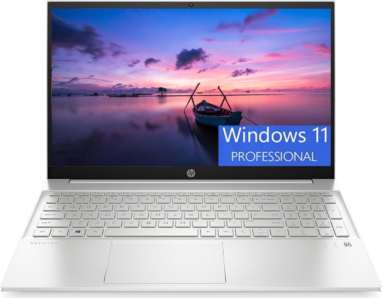 HP Pavilion 15 Laptop, 15.6" Full HD (1920x1080) Display, Intel Core i7-1255U 10 Cores Processor, Intel Iris Xe Graphics, 32GB DDR4  1TB PCIe SSD, Fingerprint Reader, Wi-Fi, Windows 11 Pro