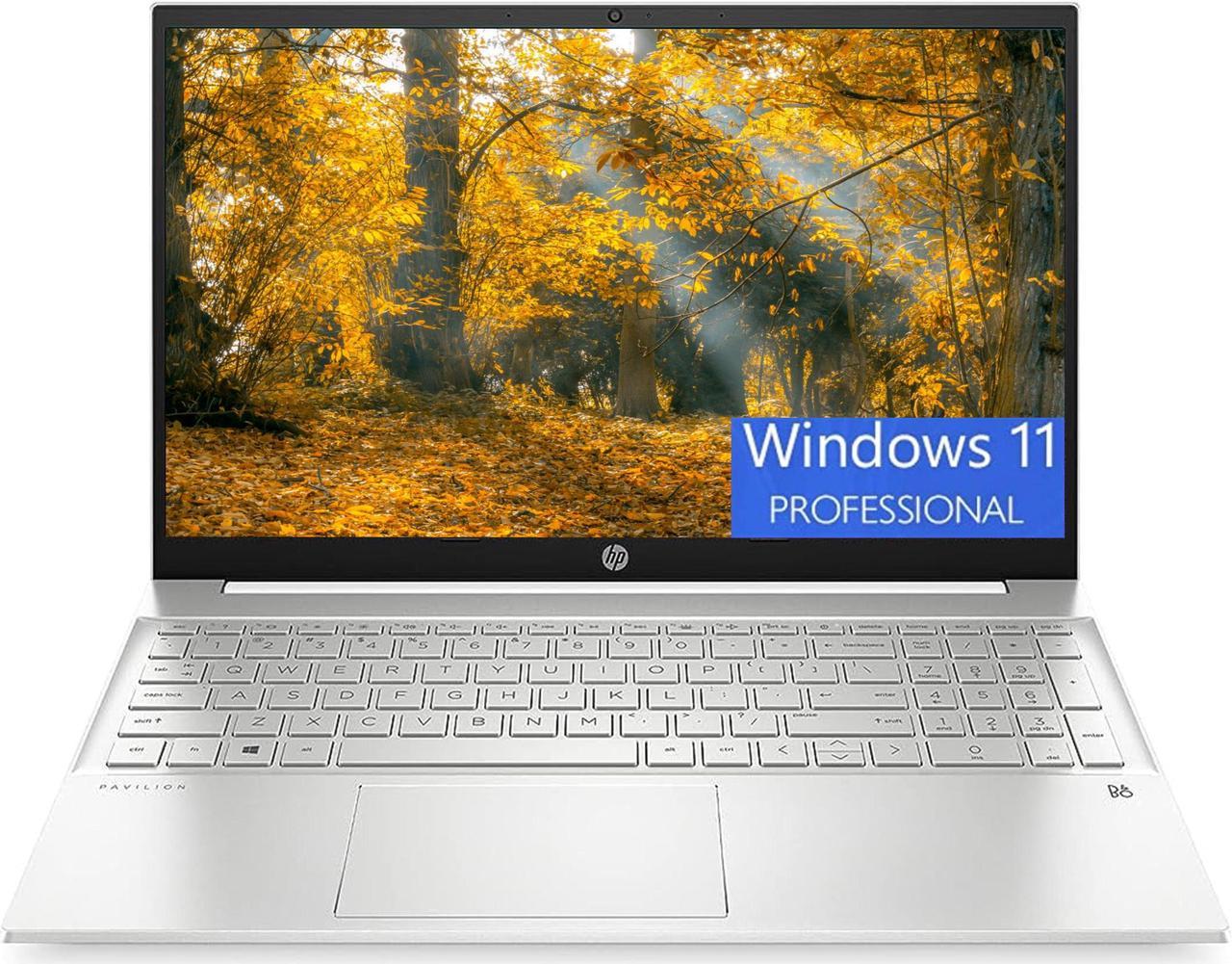 HP Pavilion 15 Laptop, 15.6" FHD (1920 x 1080) Display, Intel Core i7-1165G7 4 cores Processor, Iris Xe Graphics, 32GB DDR4  2TB PCIe SSD, Audio, WFi 6, HDMI, Windows 11 Pro