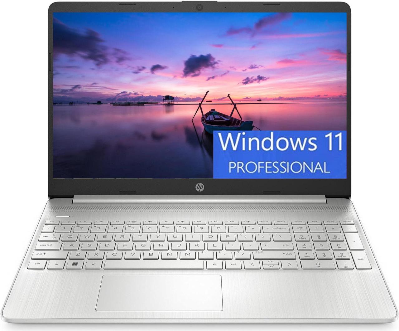 HP 15 Laptop, 15.6" HD Display, AMD Ryzen 5 5500U 6 Cores Processor, AMD Radeon Graphics, 16GB DDR4  1TB PCIe SSD, WiFi, Bluetooth, Webcam, Windows 11 Pro