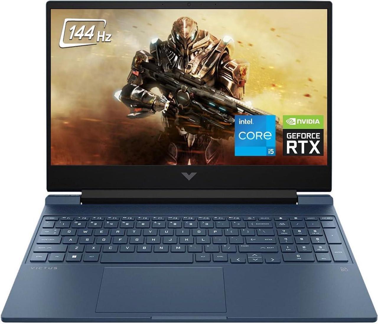 Alt view image 2 of 7 - HP Victus 15 Gaming Laptop, 15.6" FHD 144HZ Display, Intel Core i5-12450H 8 Cores Processor, NVIDIA GeForce RTX 3050 4 GB GDDR6, Backlit Keyboard, Wi-Fi 6, 16GB DDR4  2TB PCIe SSD, Windows 11