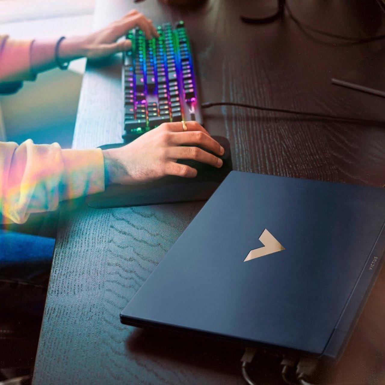 Alt view image 7 of 7 - HP Victus 15 Gaming Laptop, 15.6" FHD 144HZ Display, Intel Core i5-12450H 8 Cores Processor, NVIDIA GeForce RTX 3050 4 GB GDDR6, Backlit Keyboard, Wi-Fi 6, 16GB DDR4  2TB PCIe SSD, Windows 11