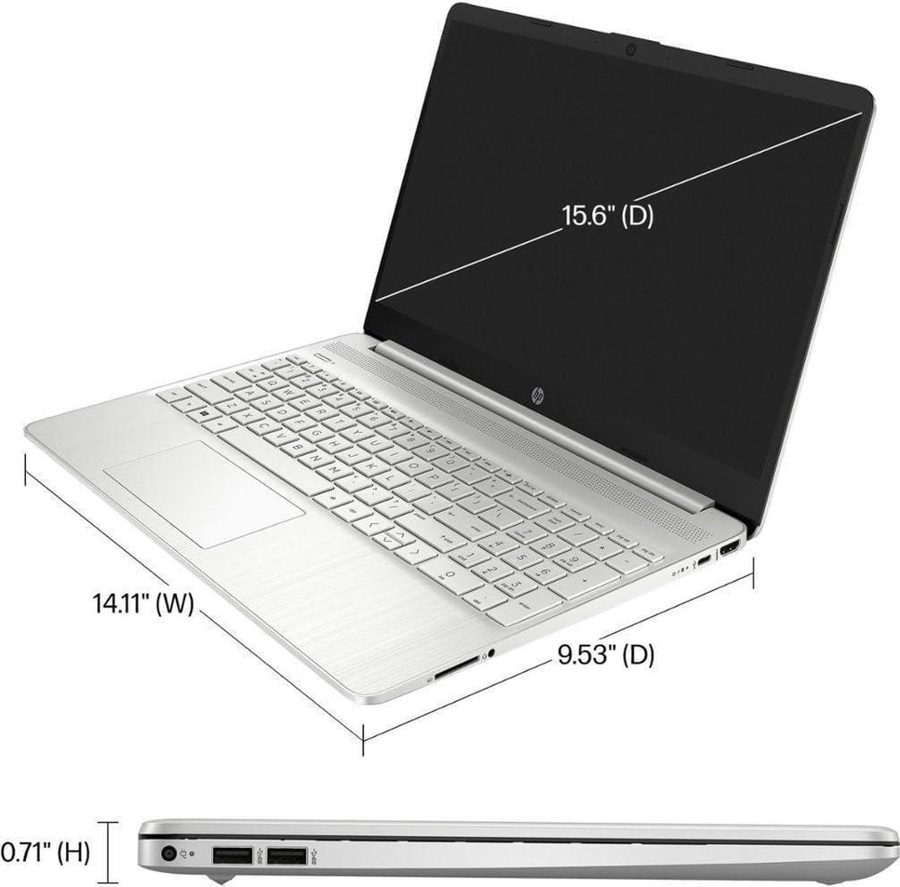 Alt view image 6 of 6 - HP 15 Business Laptop, 15.6" HD (1366x768) Touchscreen, Intel Core i3-1215U 6 cores Processor, Intel UHD Graphics, 16GB DDR4  512GB PCIe SSD, HDMI, Bluetooth, Wi-Fi, Windows 11 Pro