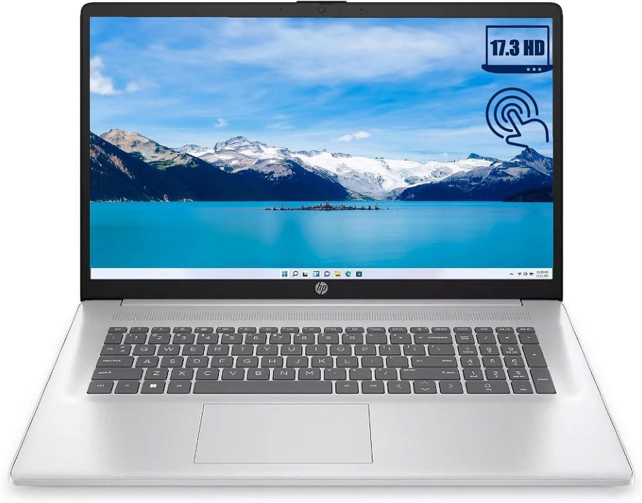 Alt view image 2 of 6 - HP 17 Laptop, 17.3" HD+ (1600 x 900) Touchscreen, Intel Pentium Silver N5030 4 cores Processor, Intel UHD Graphics, WiFi, Bluetooth, HDMI, 16GB DDR4  512GB PCIe SSD, Windows 11