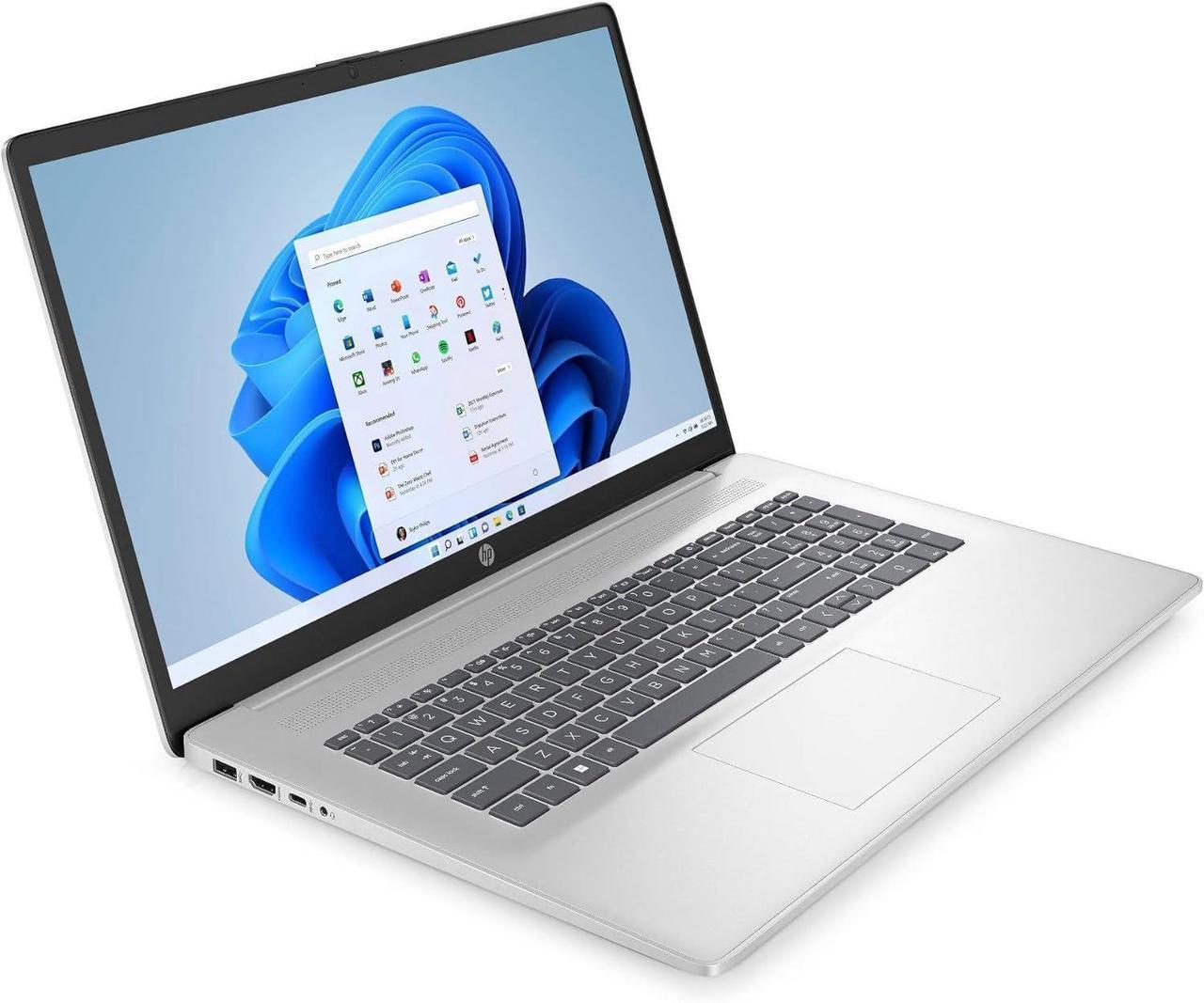 Alt view image 3 of 6 - HP 17 Laptop, 17.3" HD+ (1600 x 900) Touchscreen, Intel Pentium Silver N5030 4 cores Processor, Intel UHD Graphics, WiFi, Bluetooth, HDMI, 16GB DDR4  512GB PCIe SSD, Windows 11