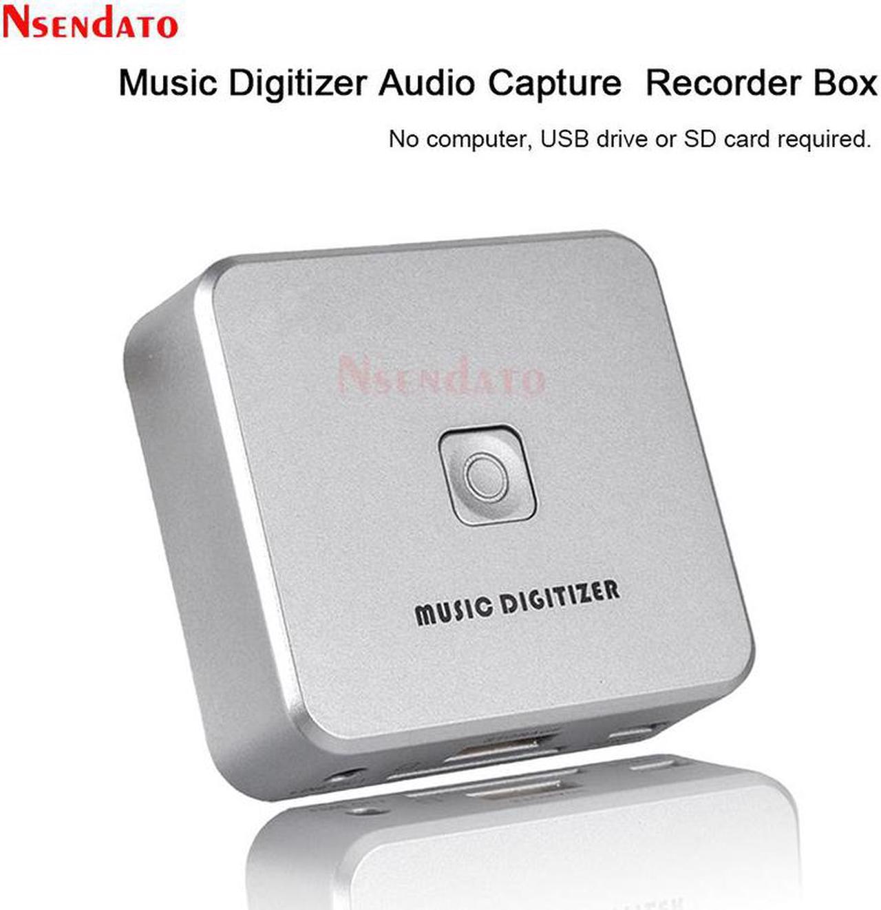 EZCAP 241 Music Digitizer Audio Capture Recorder Box Convert old analog Music Cassette Player to MP3 SD Card USB Flash Disk File