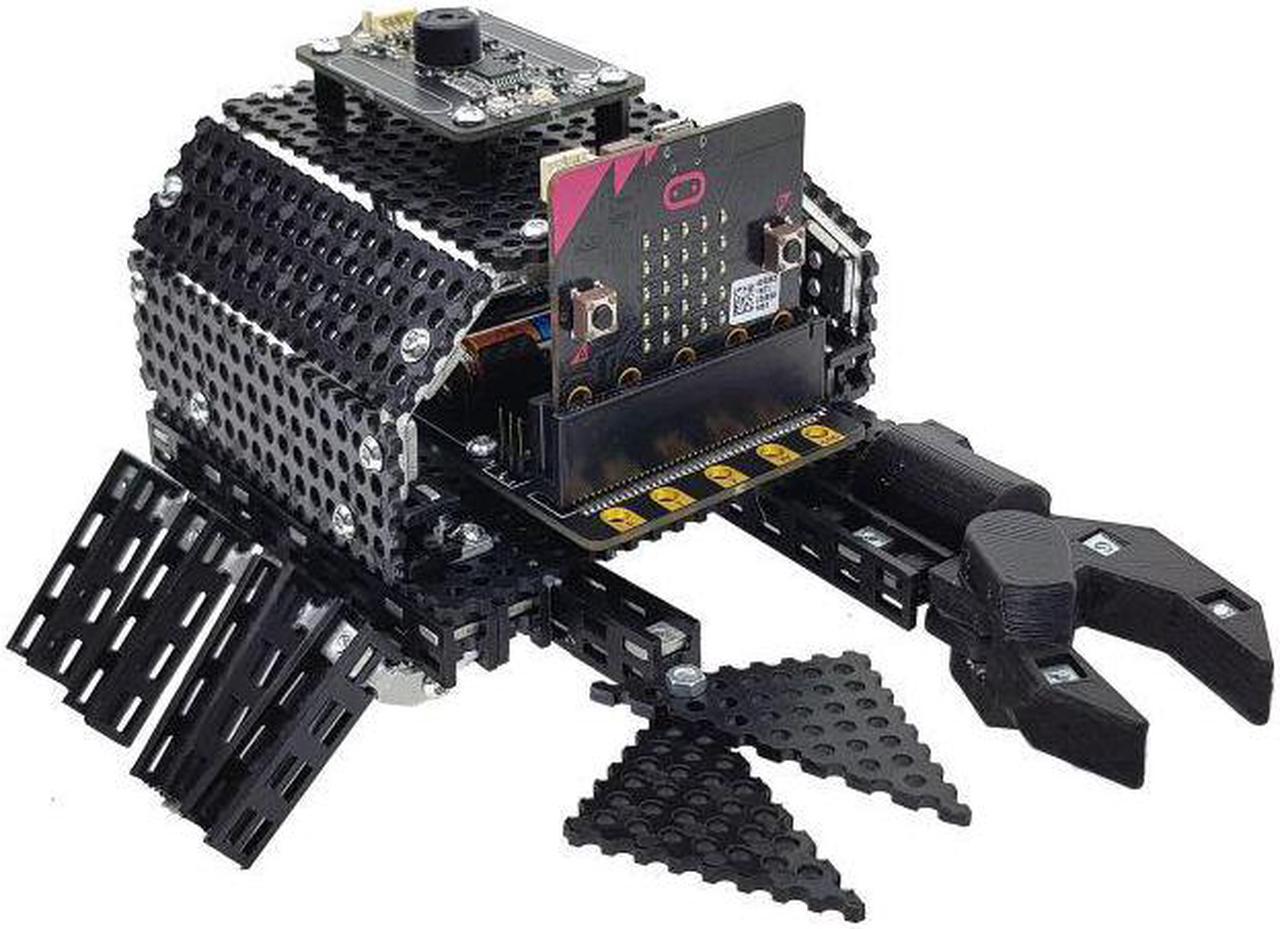 MICROBIT Totem Crab Educational Development Kit â Robot Construction Kit | Binary Bots Sensor Board | Perfect kids educational toy for boys and girls ages 2 and up | Physical Learning