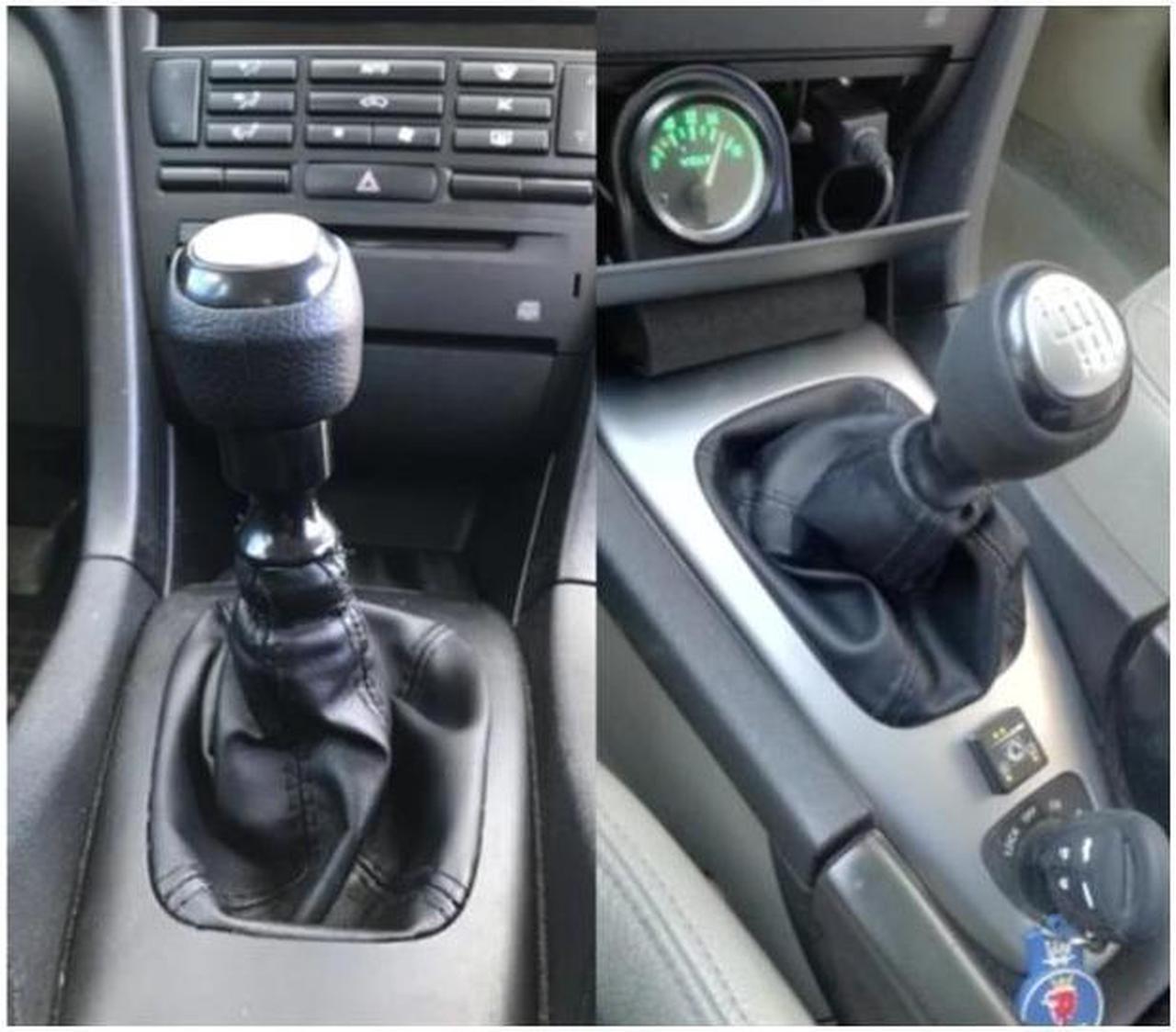 SAAB 93 9-3 SS 2003-2012 Gear knob in leather 6 Speed Shift Handball