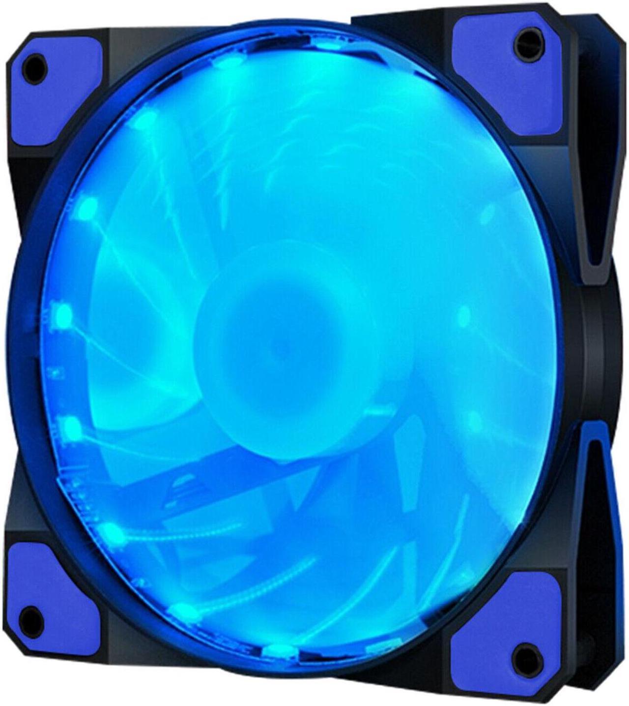 5Pack 120mm RGB Light Computer Case Fans LED 4Pin Cooling Fan for Gaming Case