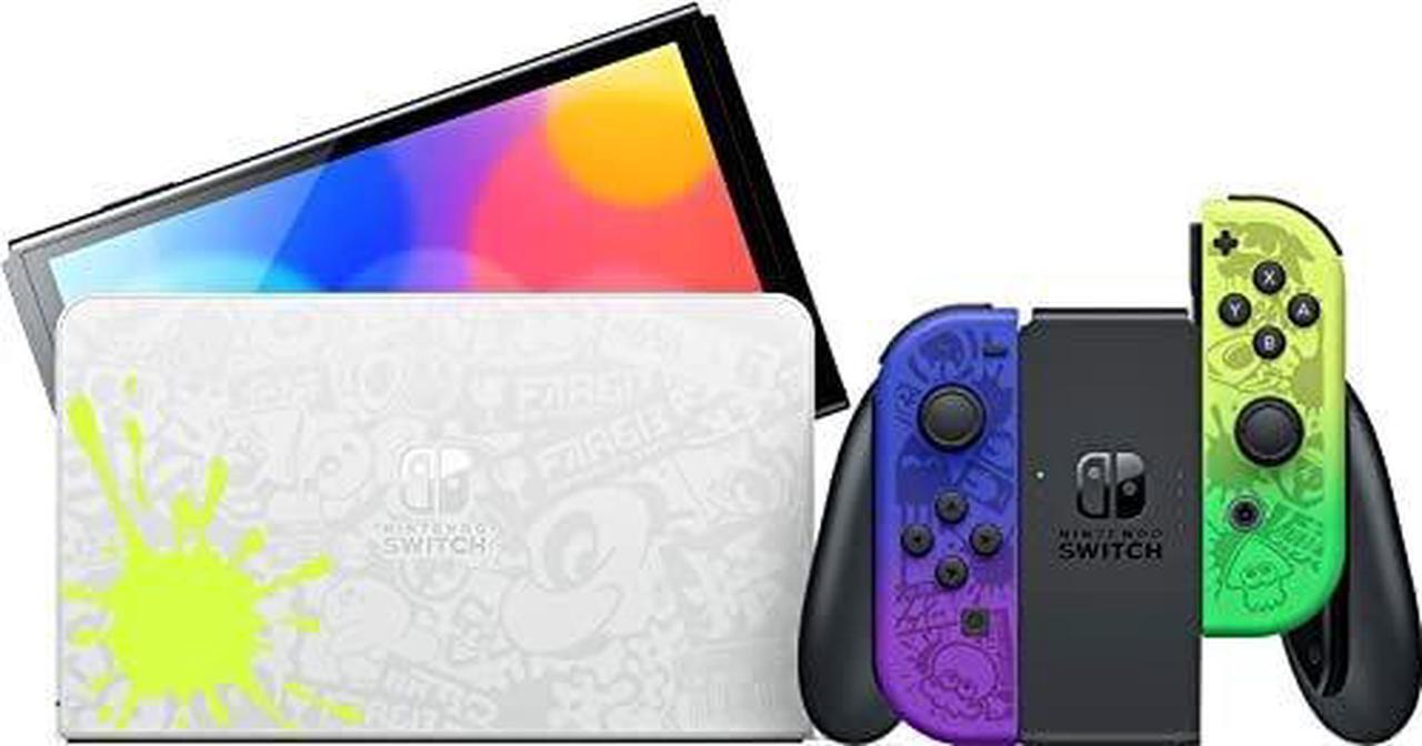 Alt view image 9 of 14 - Nintendo Switch  OLED Model Splatoon 3 Special Edition